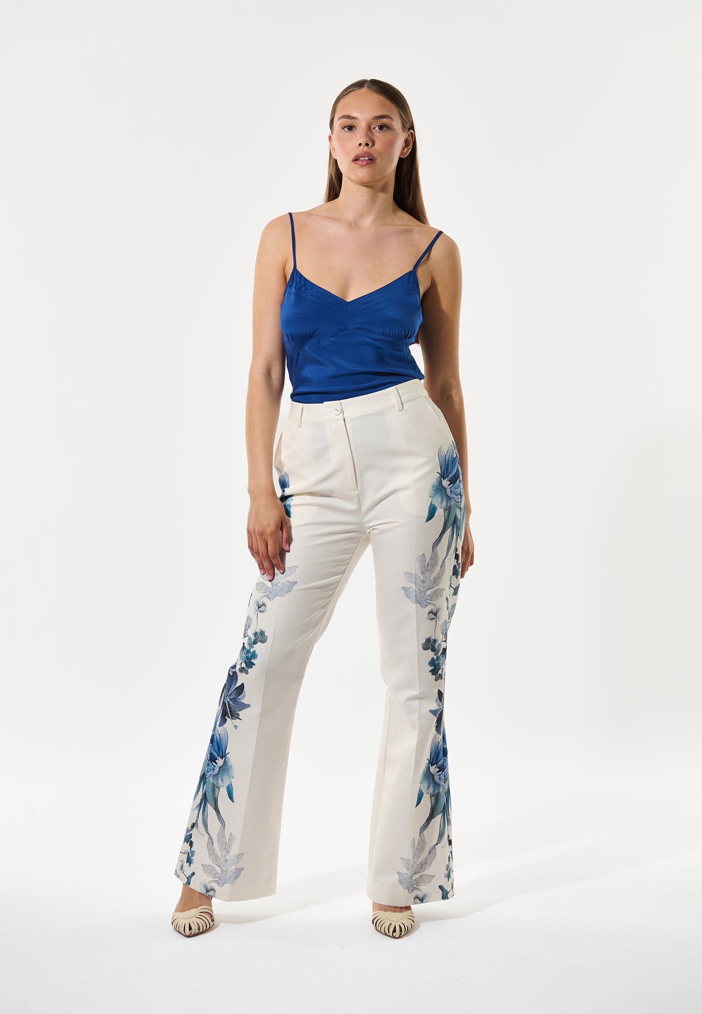 RihannaDea Flared Pants, Belladonna Midnight