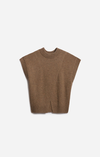 Belina Knit Vest, Taupe