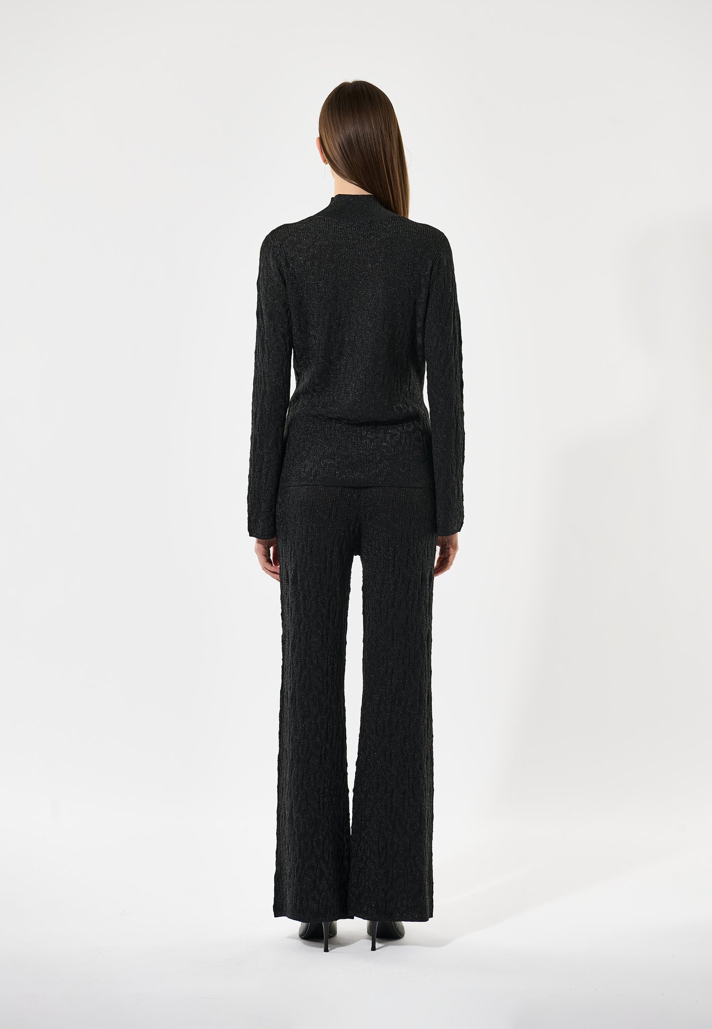 JutaDea Trousers Knitted, Animal Black