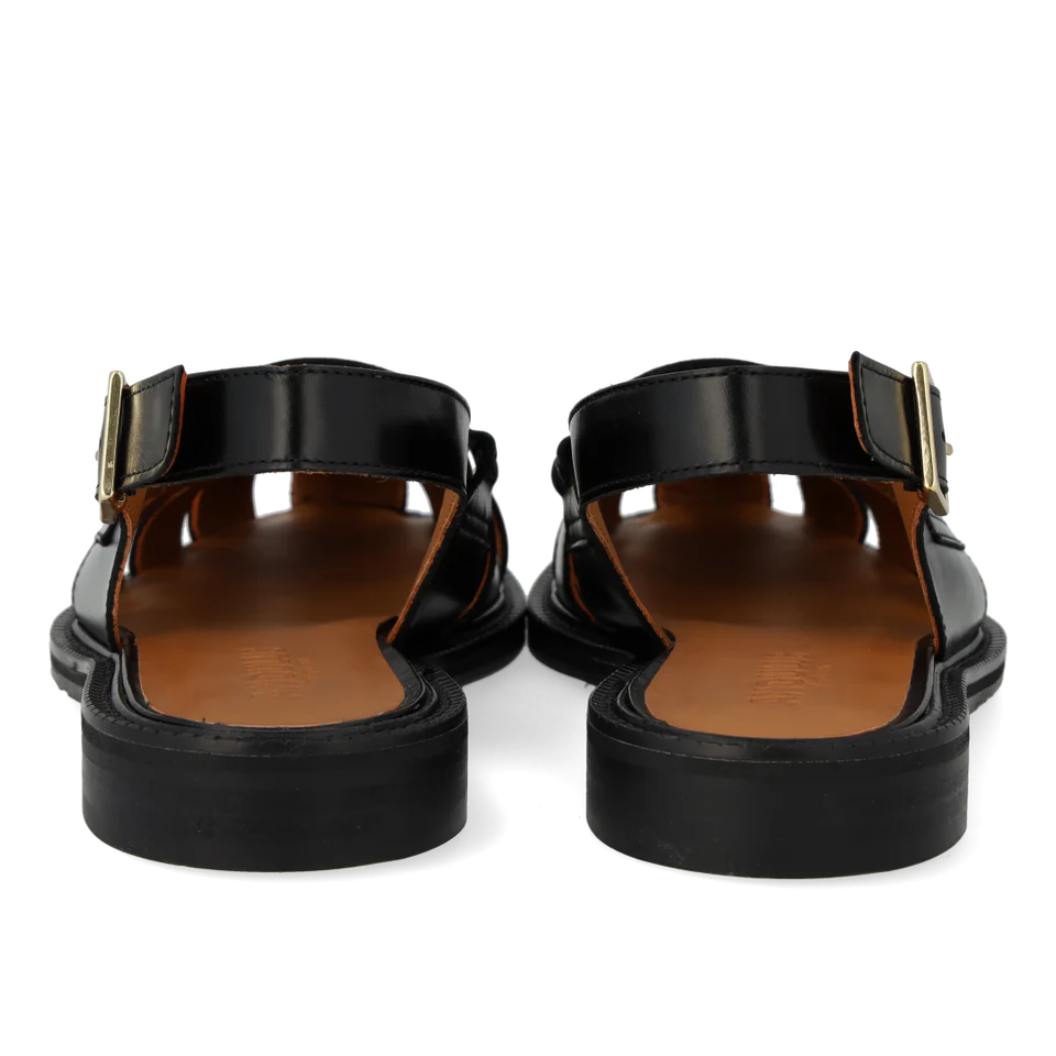 Penny Loafer med utskurna detaljer, svart