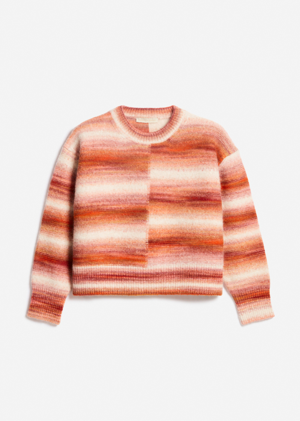 Faustine, Round Neck Sweater, Amber