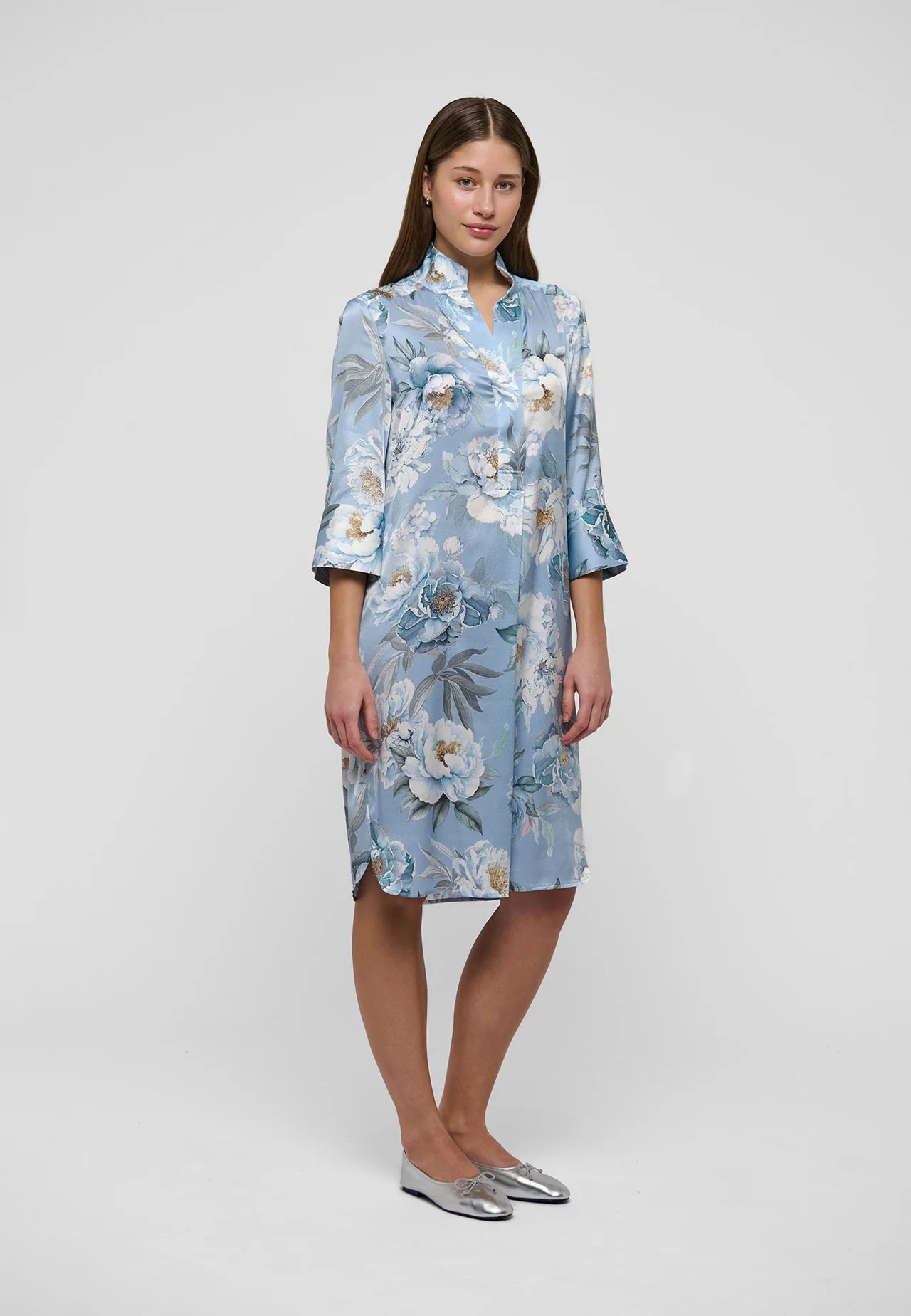 KamillesDea Dress, Paeonia Skyway