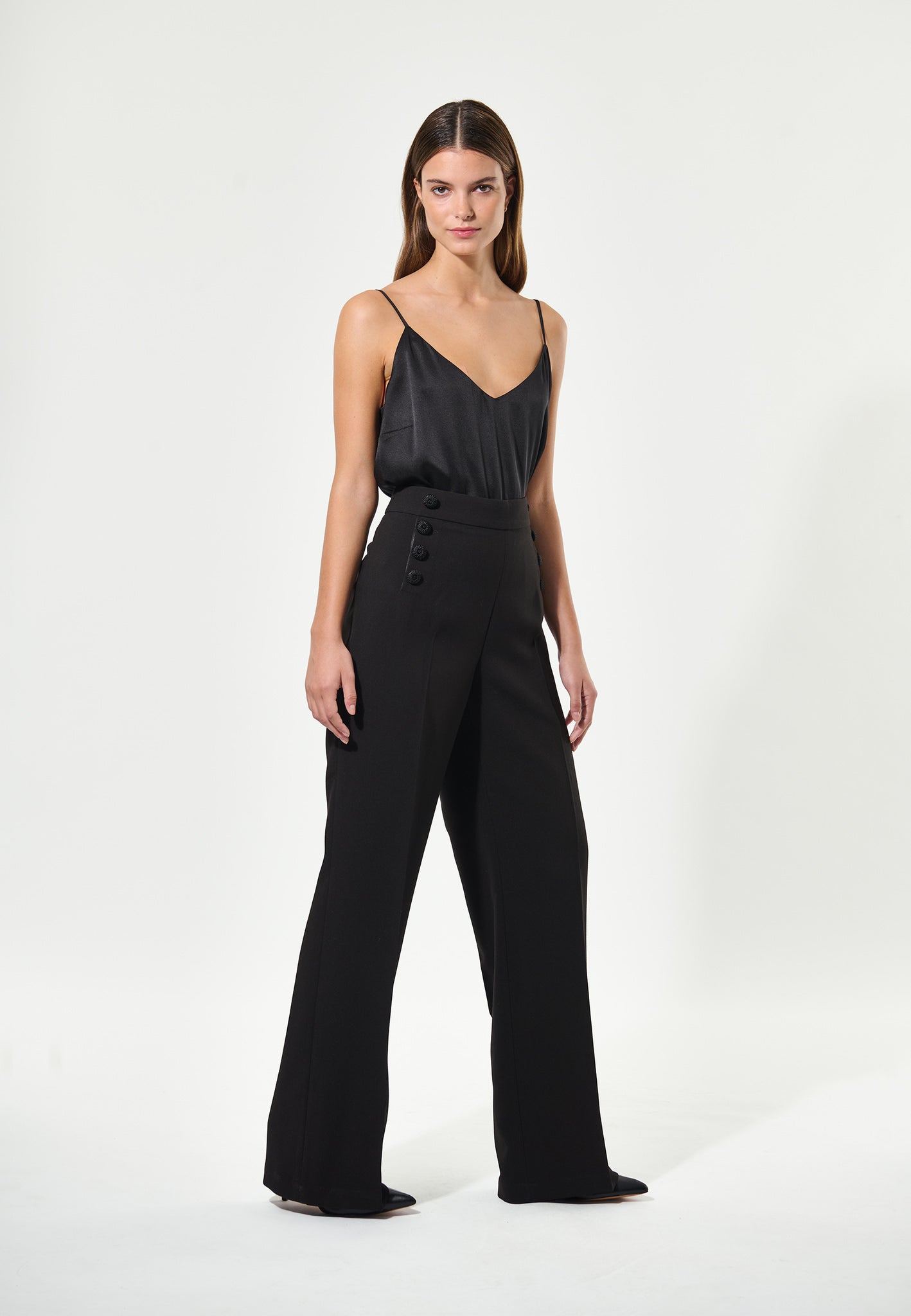 IsobelDea Trousers With Deco, Black