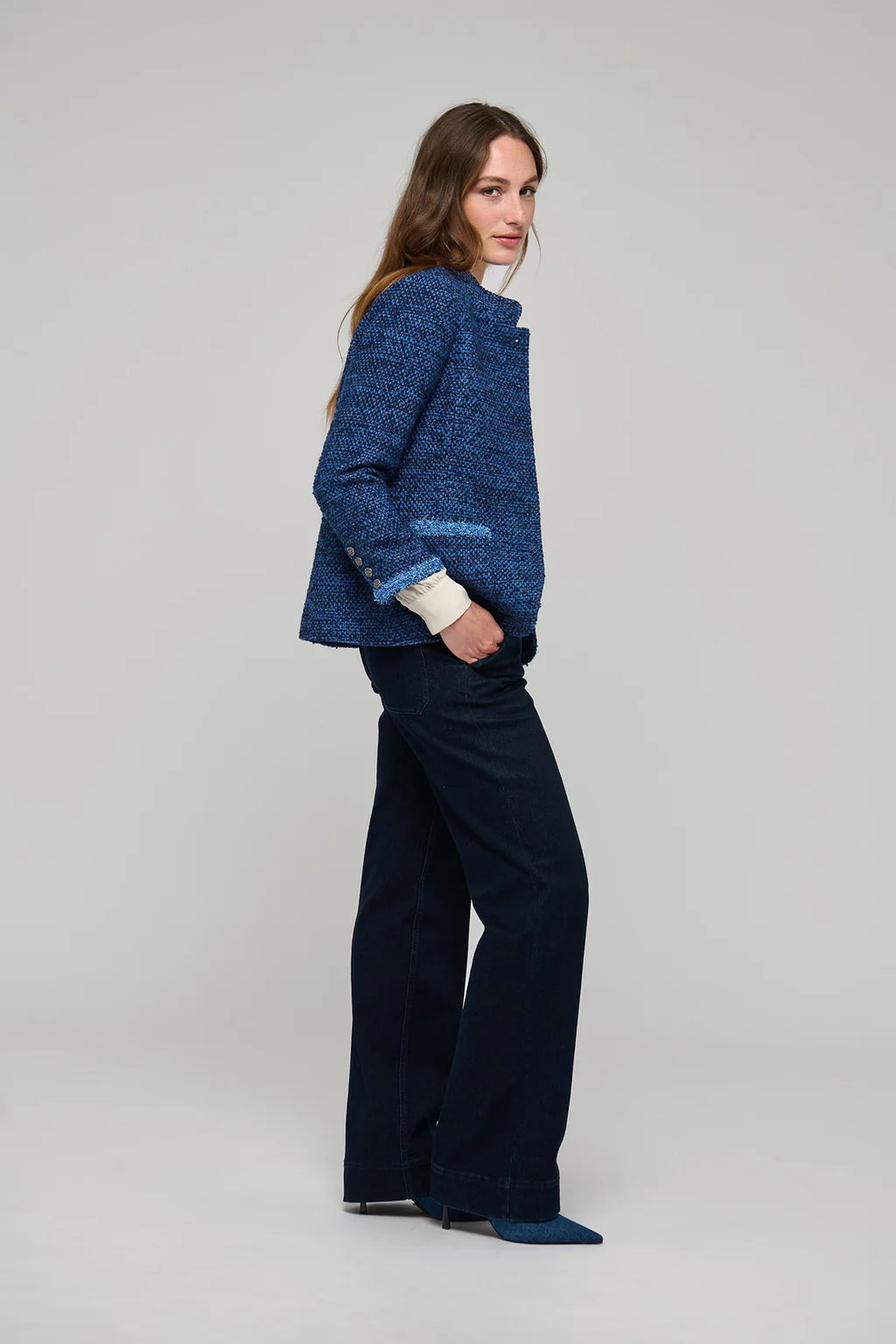 EmeldaDea Jacket, Lurex Blue