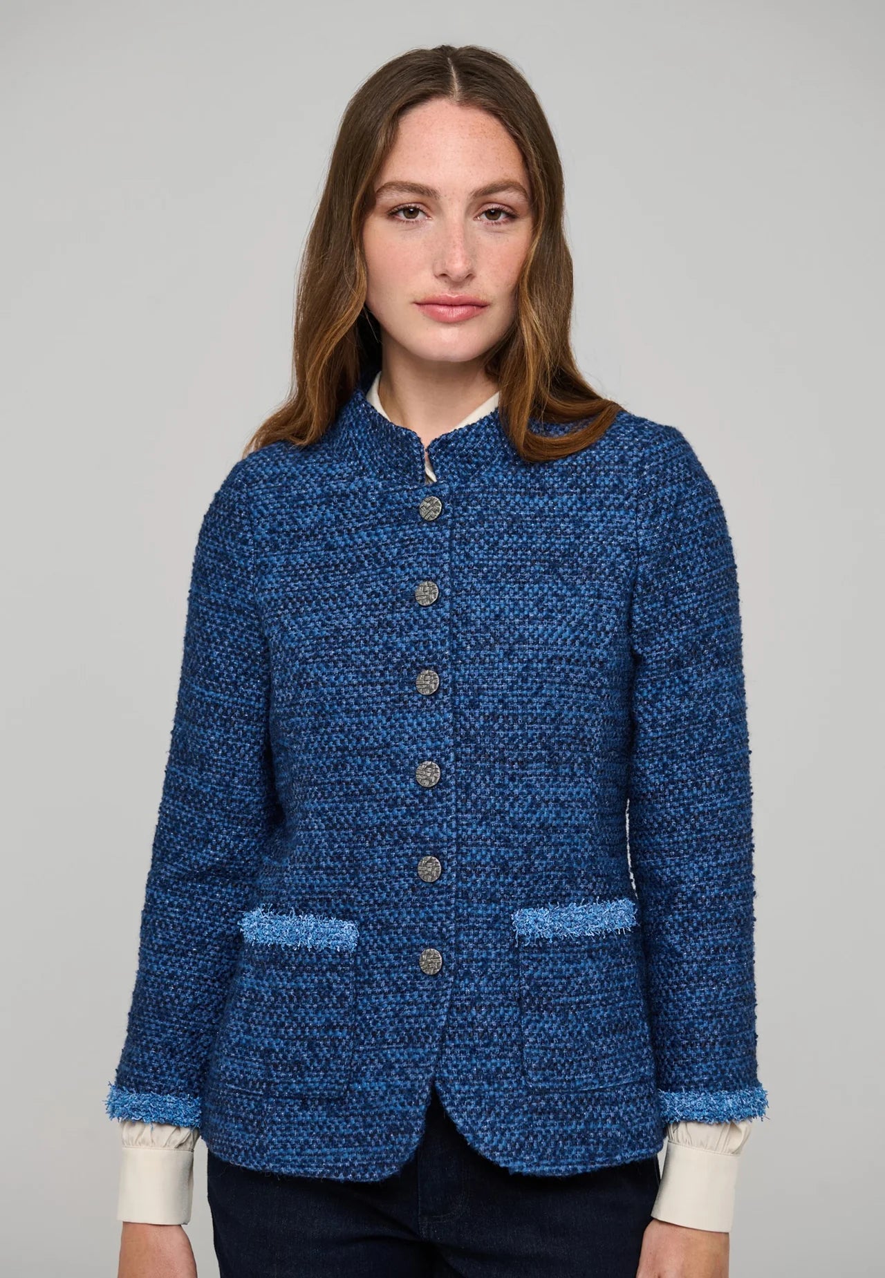 EmeldaDea Jacket, Lurex Blue