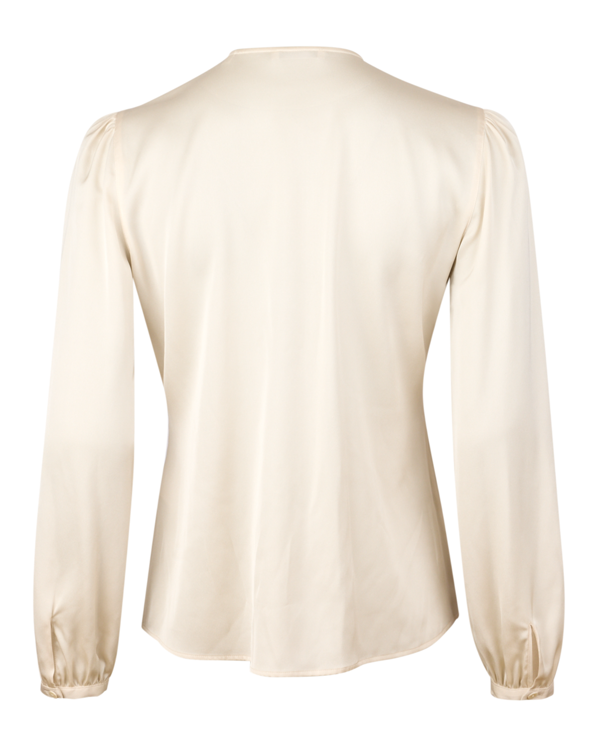 Mona Silk Blouse, Champagne