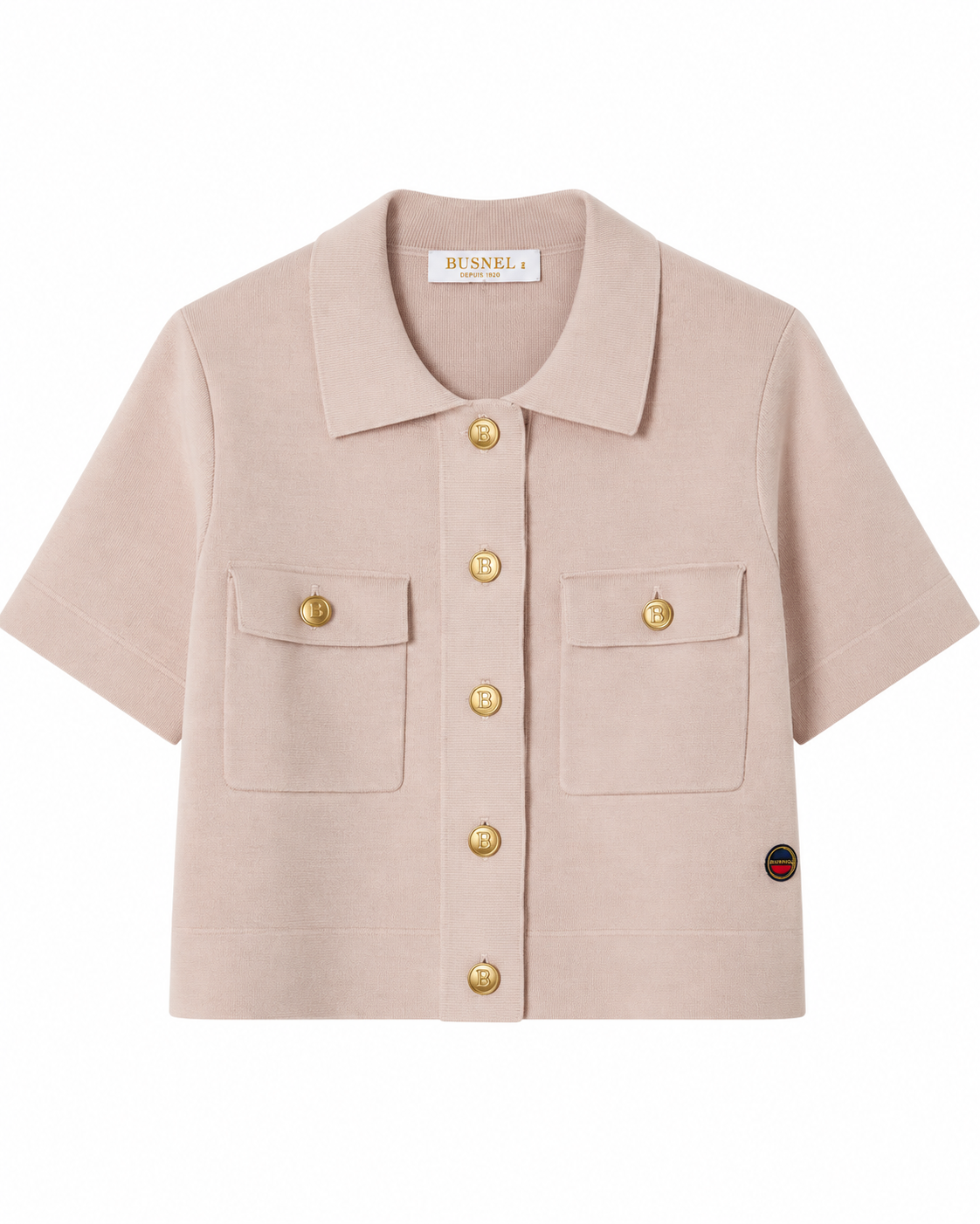 Valery Jacket Top, Light Rose