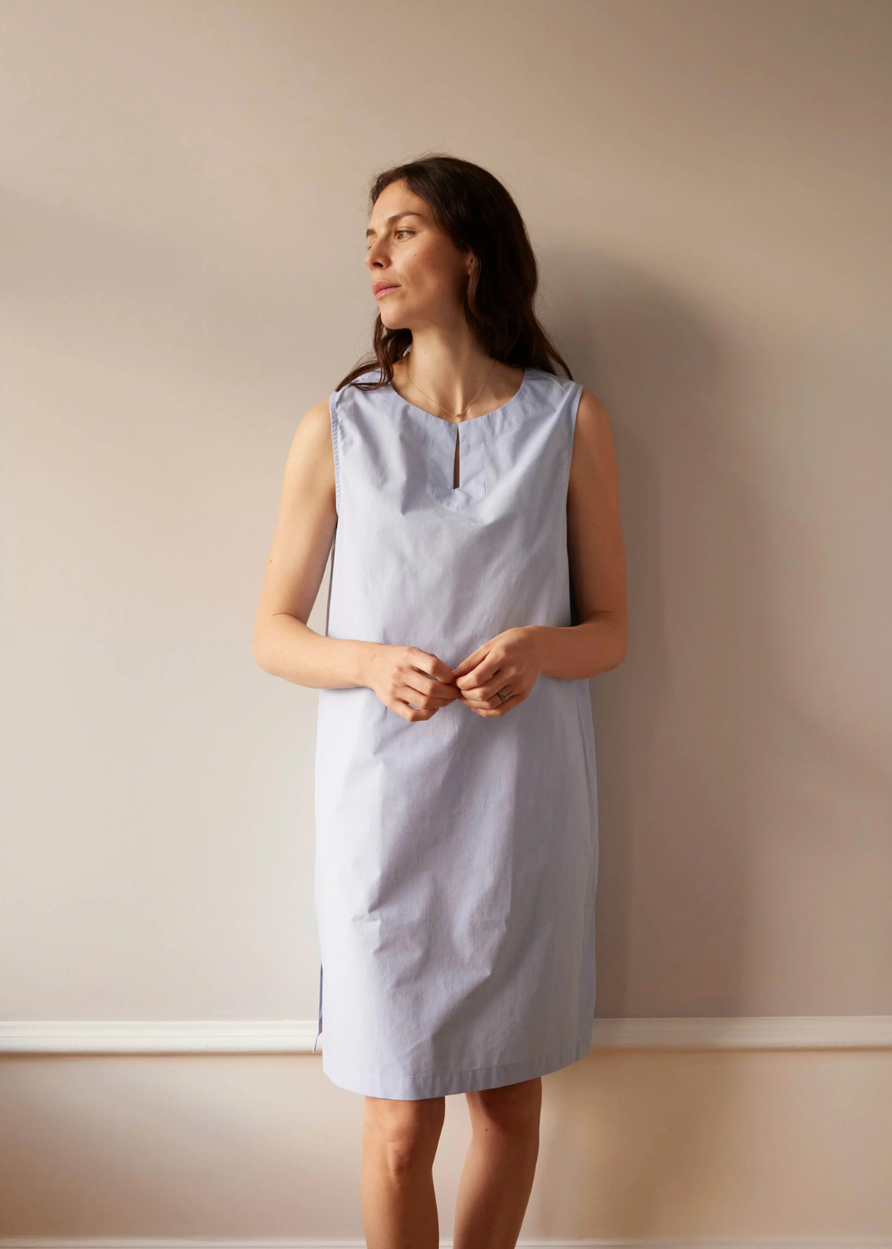 Gerda Nightgown, Vintage Blue
