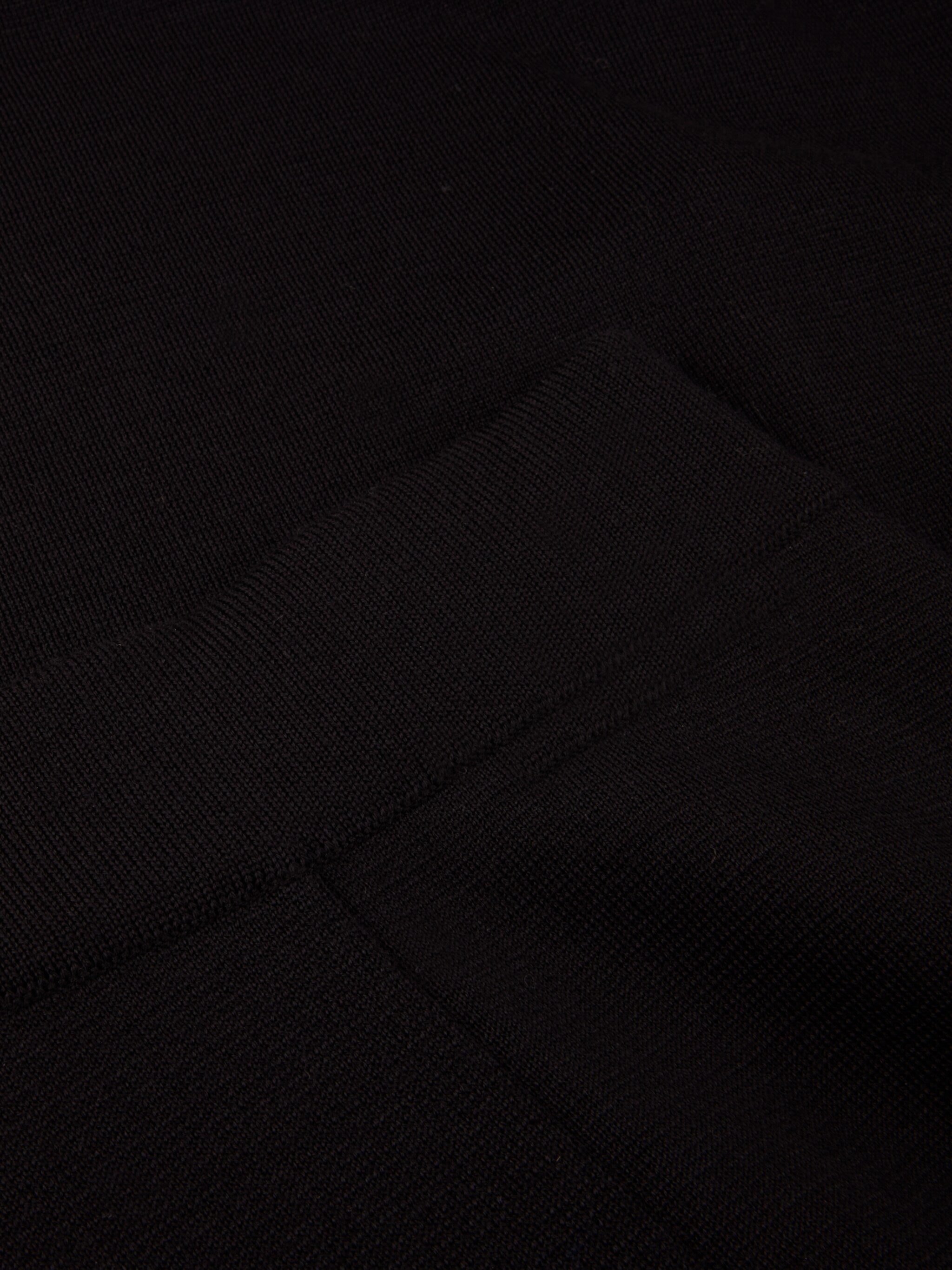 Ketty kjol i merinoull, svart