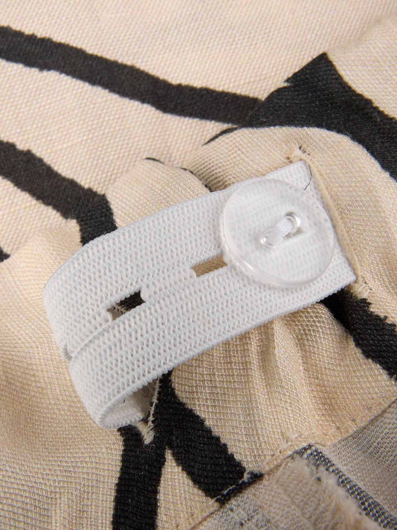 Kathryn Linen Skirt - Beige/Black