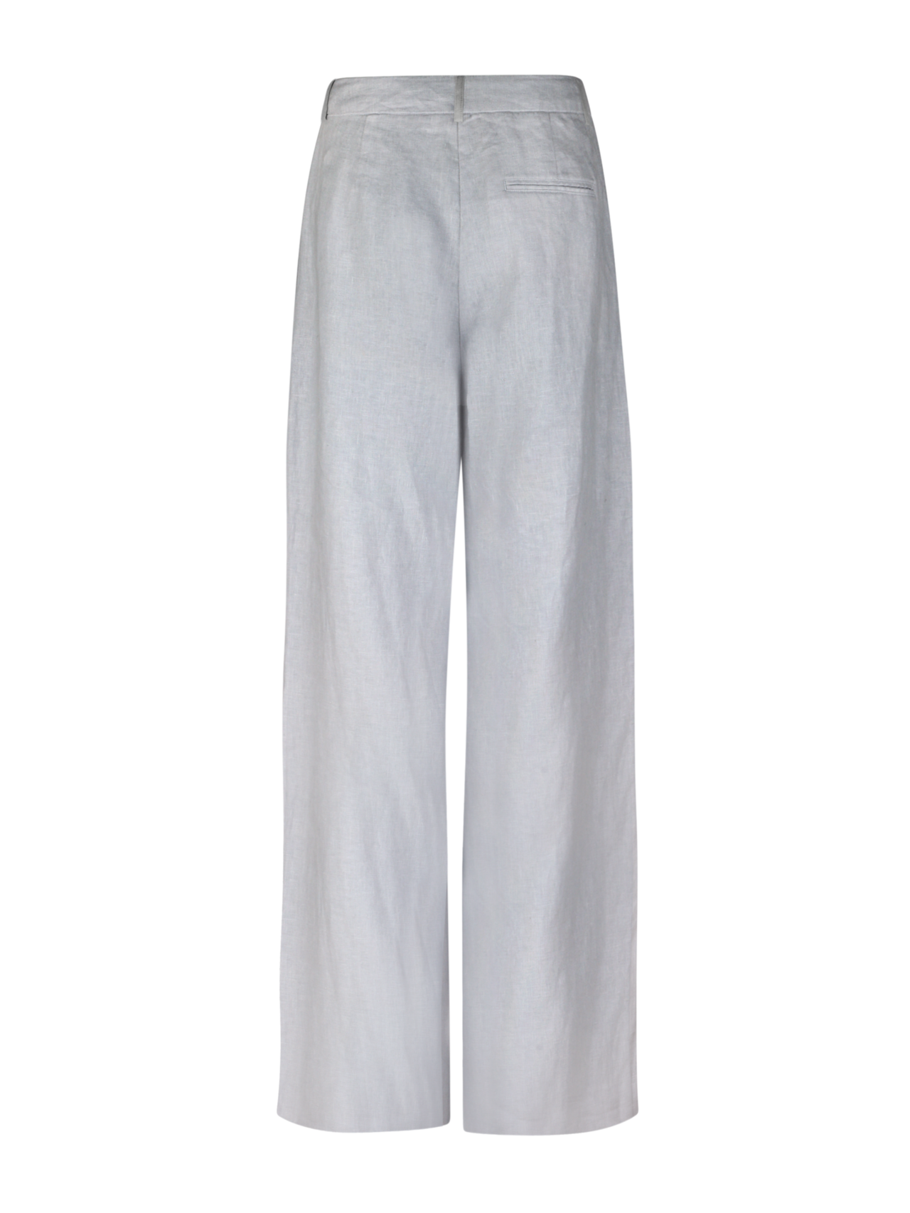 Louise Linen Pants, Light Grey
