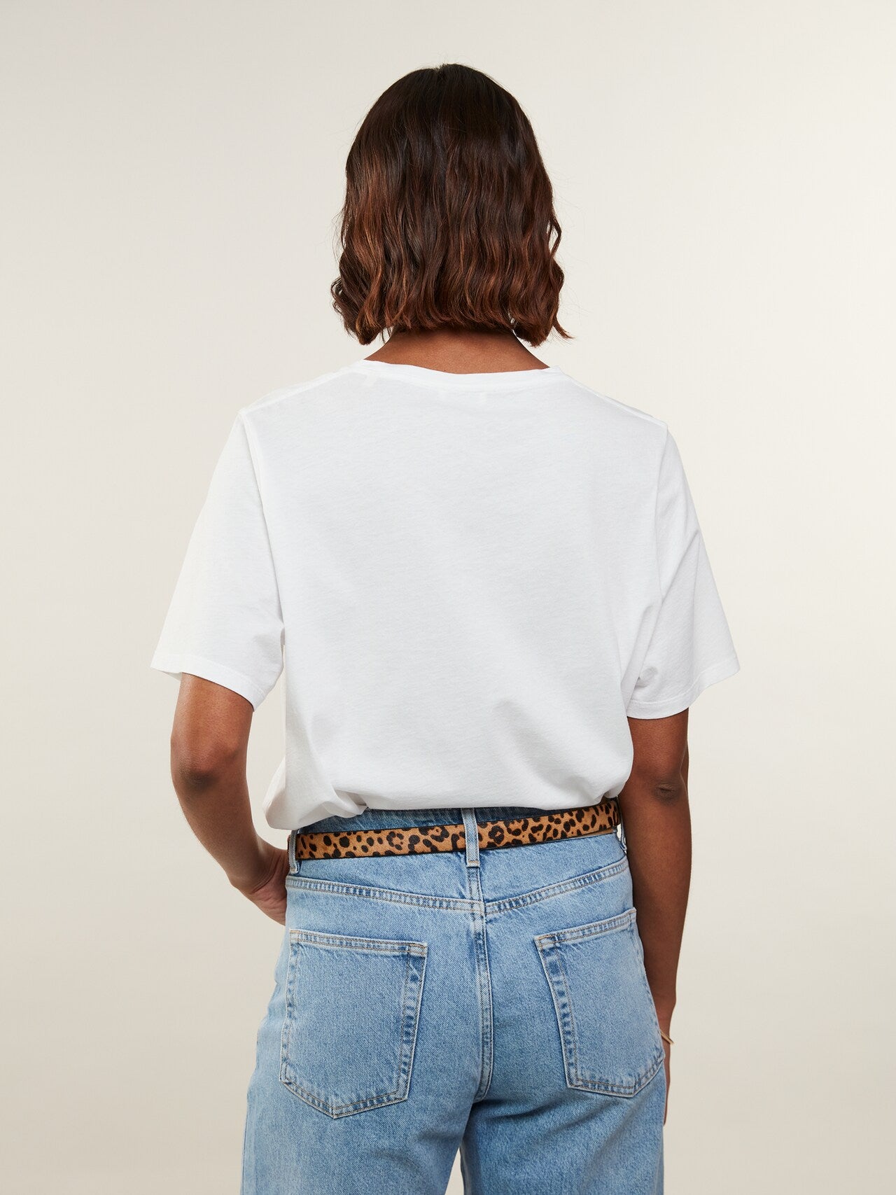 Jeanette T-shirt, Vit