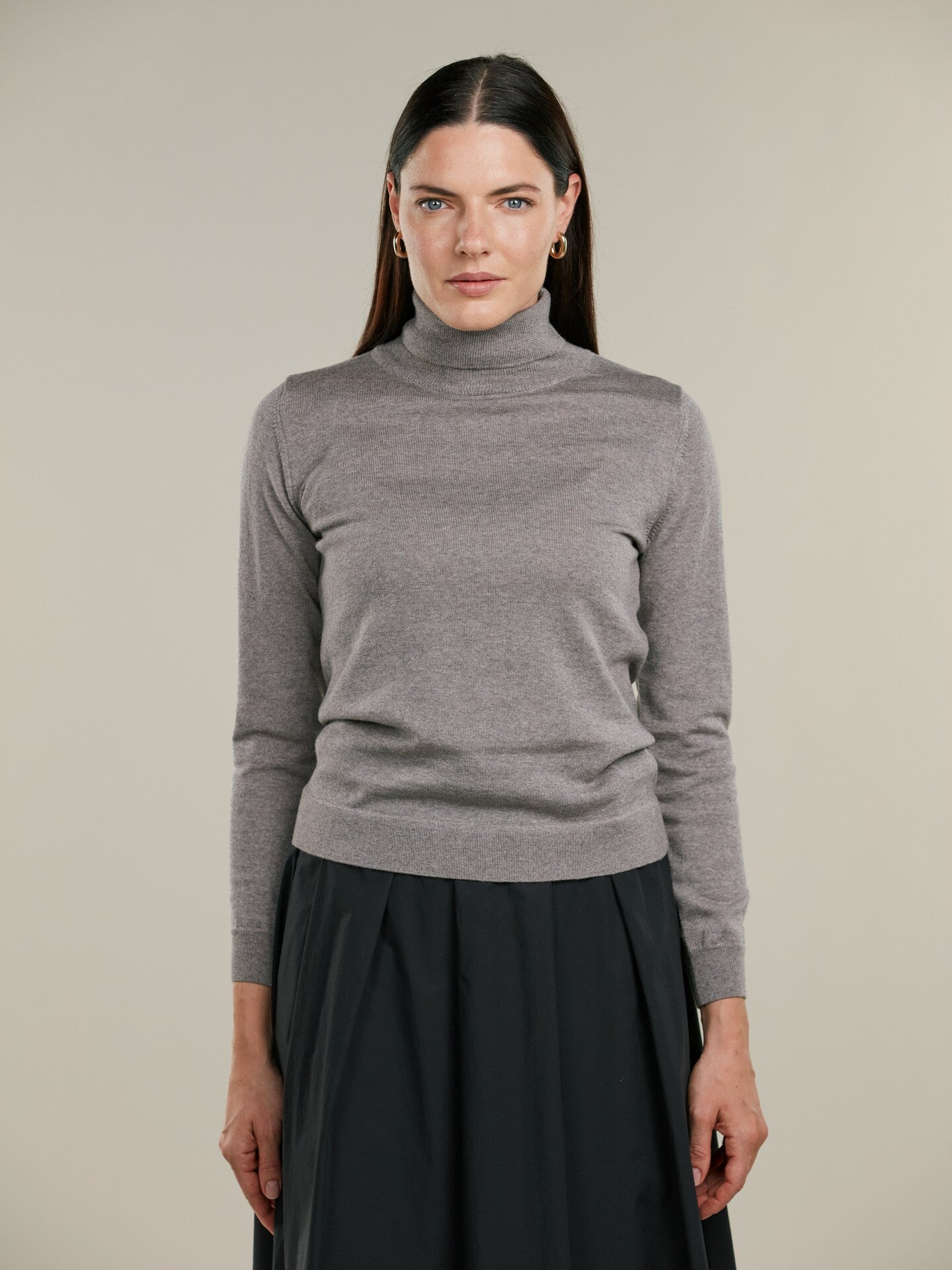 Silja Merino Polo Polokrage, Ljusbrun