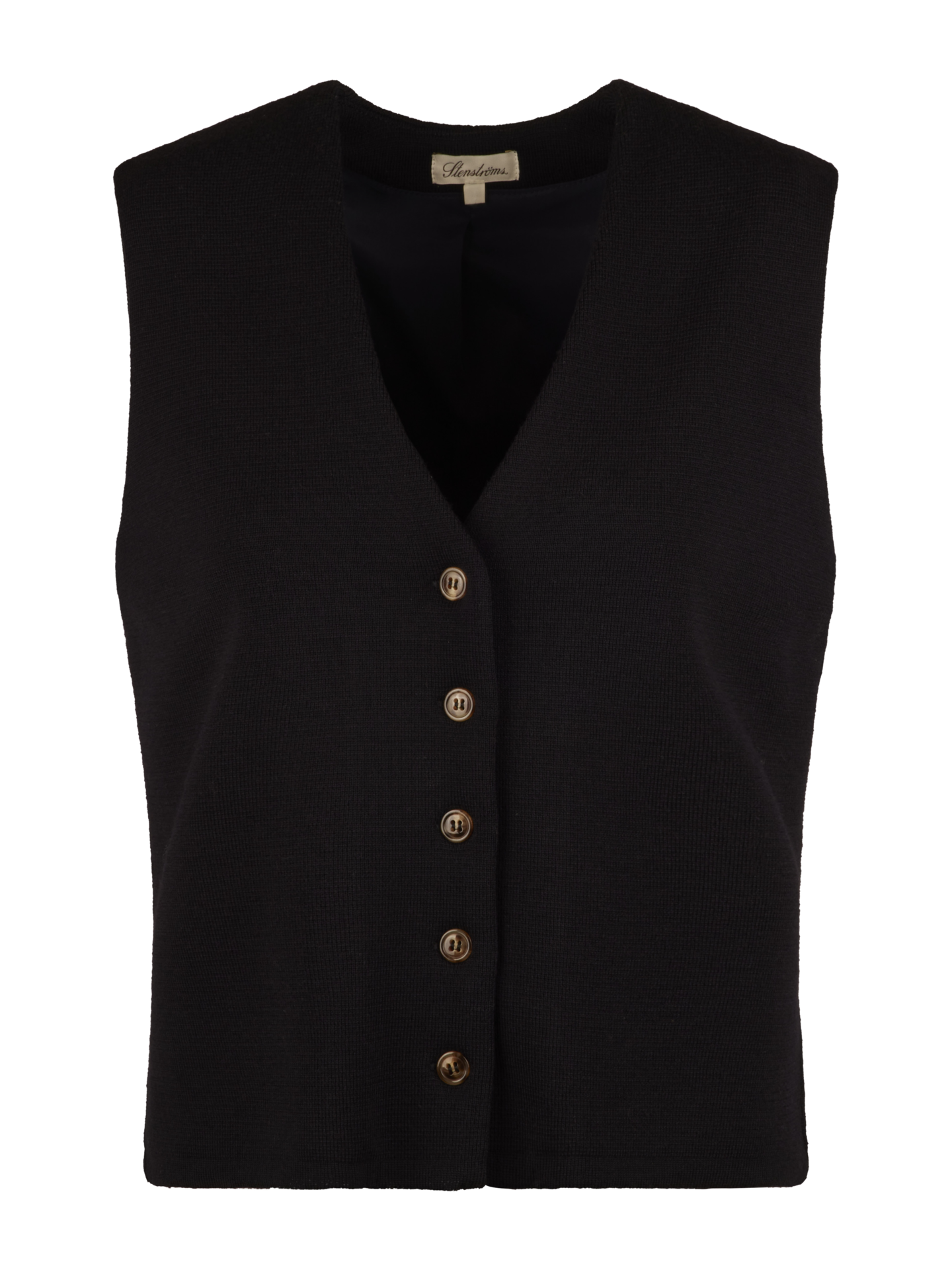 Inga, Stickad väst, Marinblå