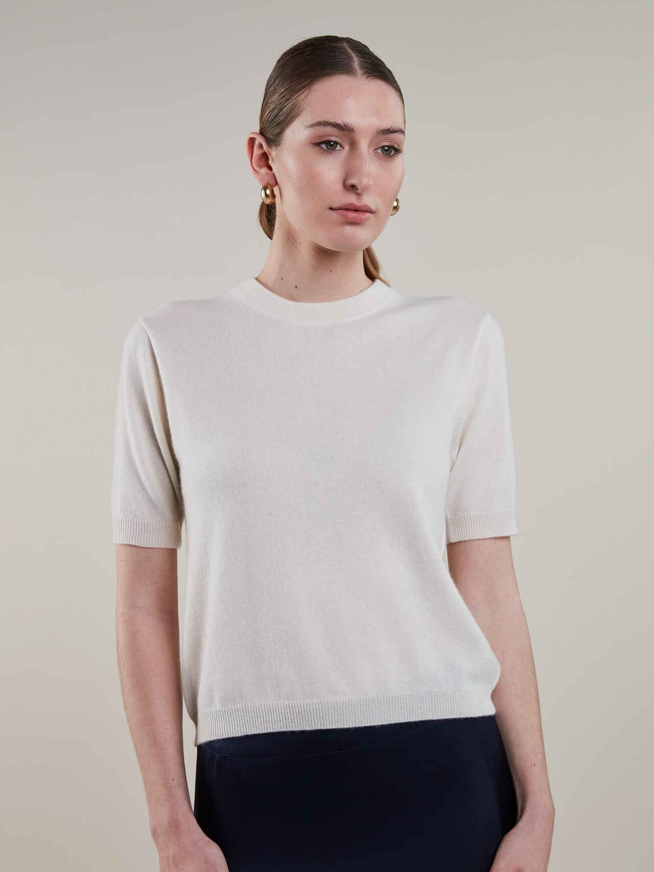 Janet Kortärmad, Offwhite