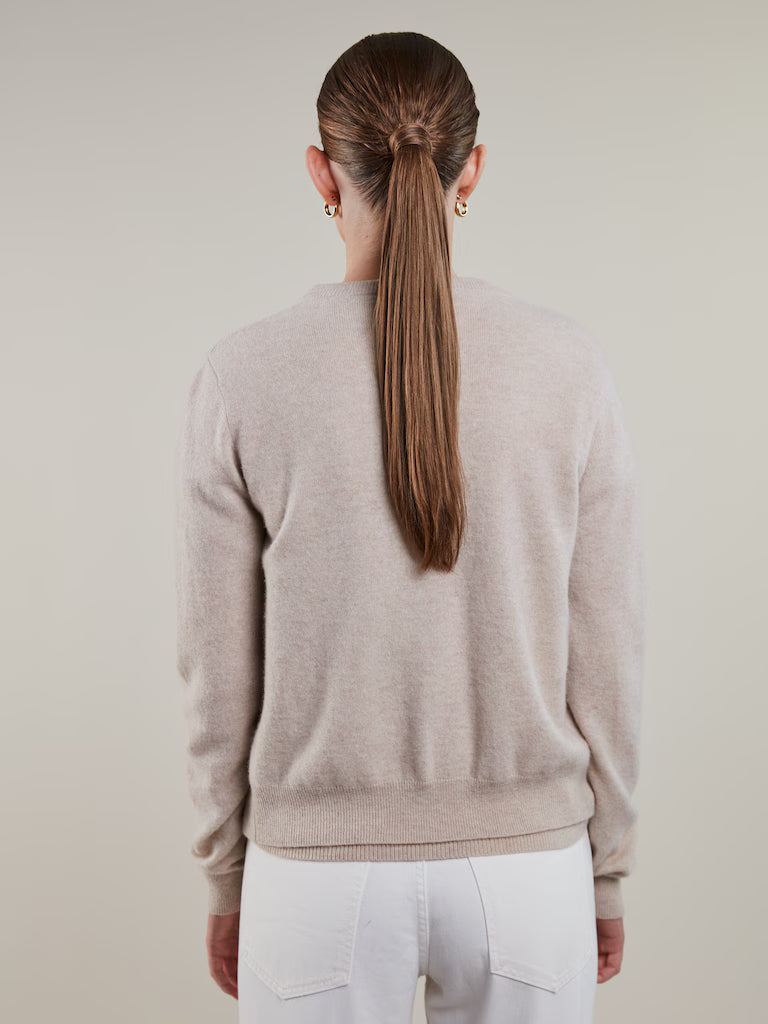 Judith Cashmere Cardigan, Beige