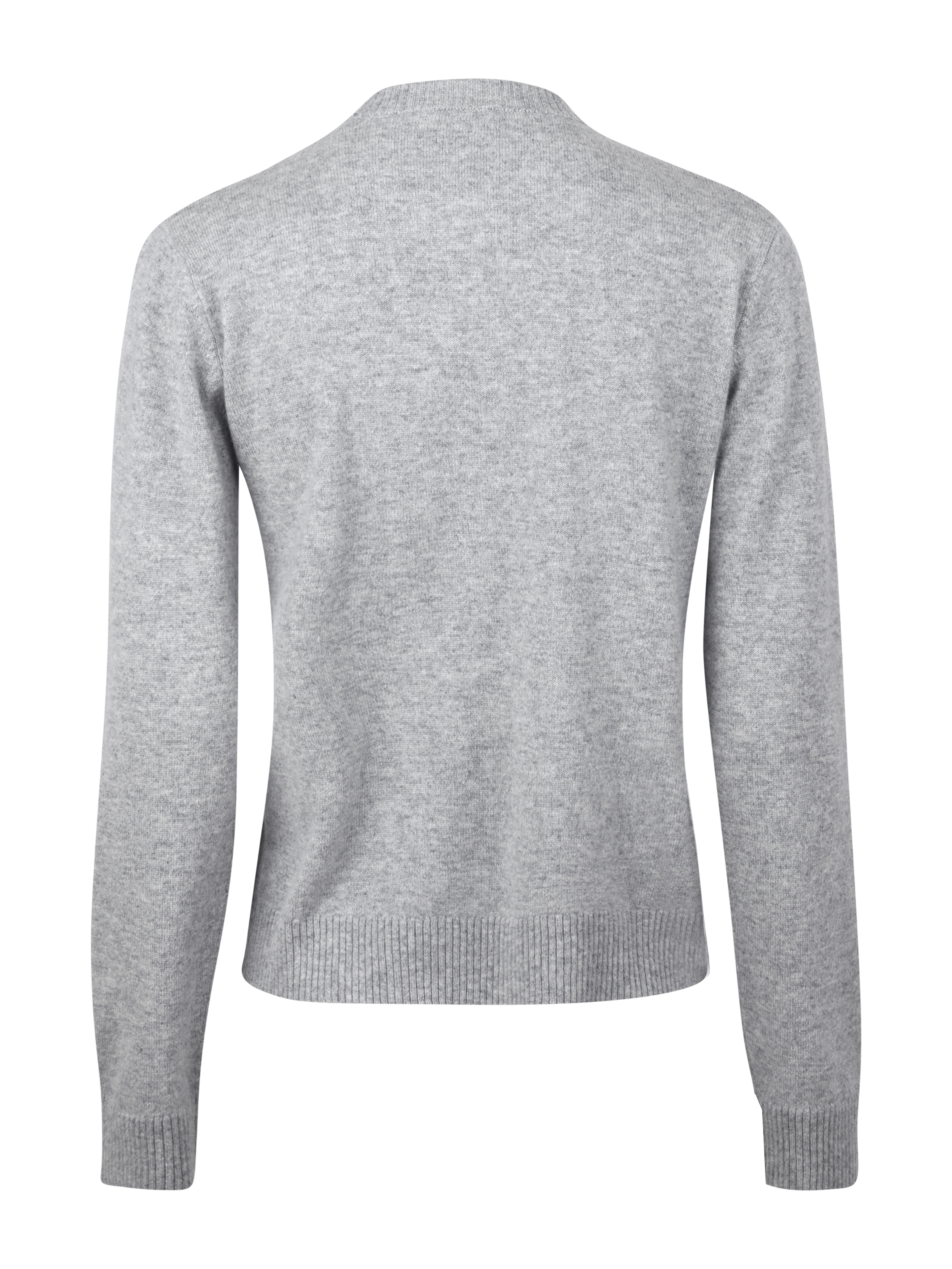 Lilian Strickpullover aus Kaschmir, Graumeliert