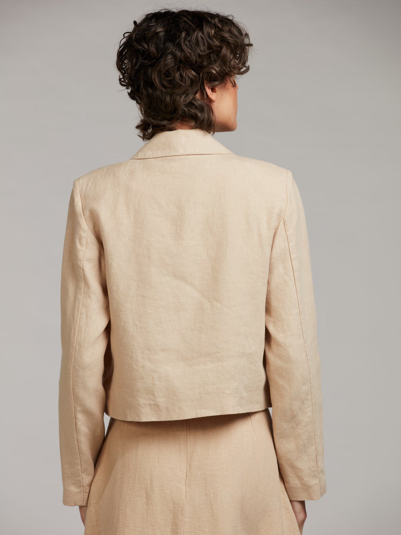 Leia Jacke, Beige
