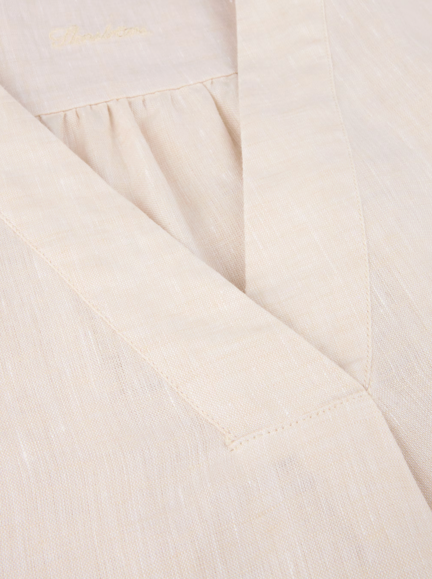 Julia Linneklänning, Beige