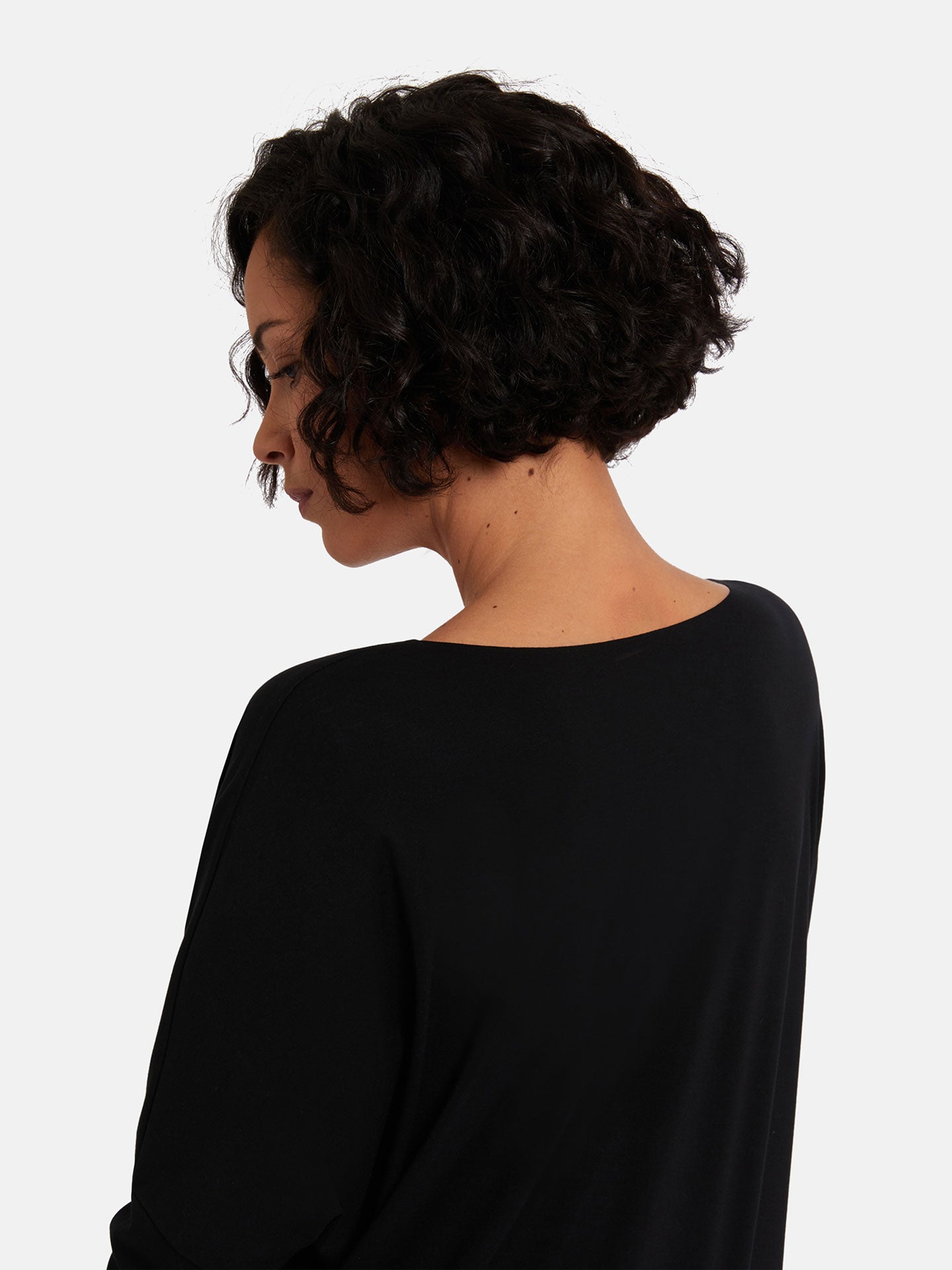 Aurora ren skär klänning, svart