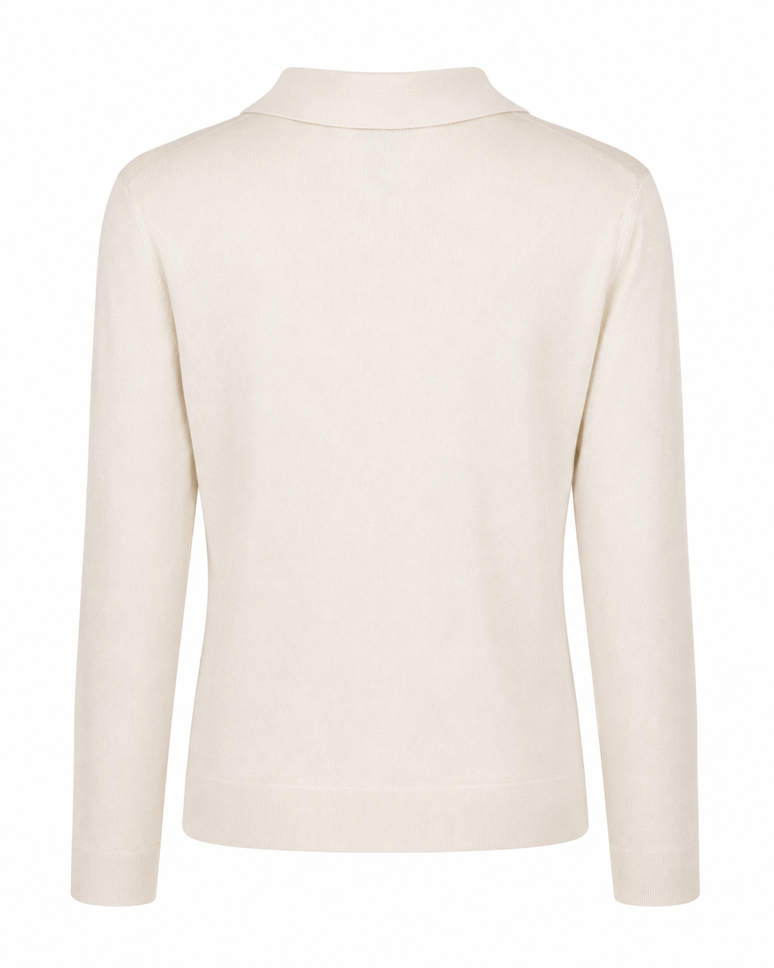 Milan Knit Polo, Cream