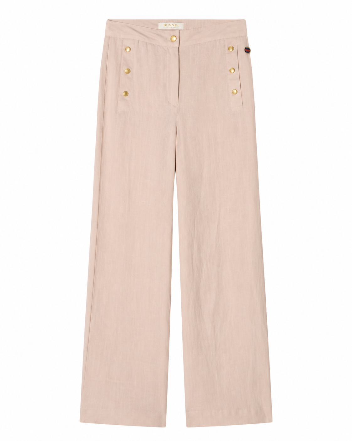 Pim Linnen Trousers, Light Rose
