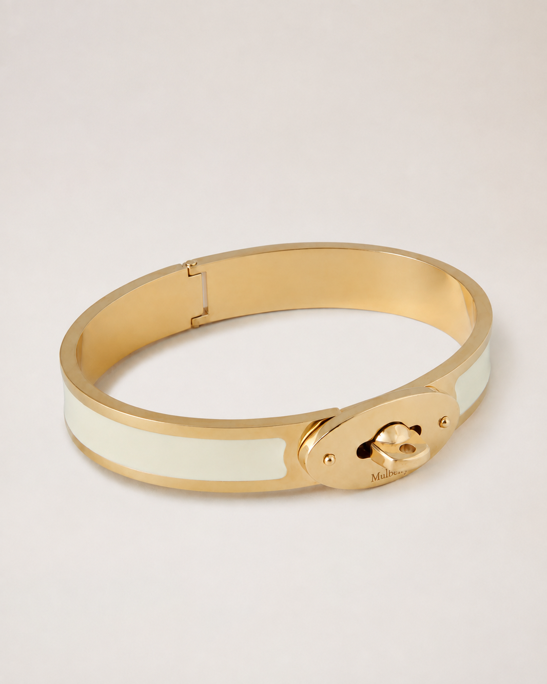 Bayswater Emaille-Armband, Eierschale
