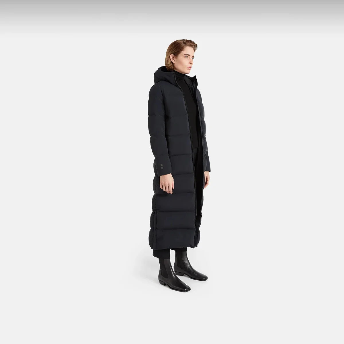 Infinity Lång Dunjacka, Svart