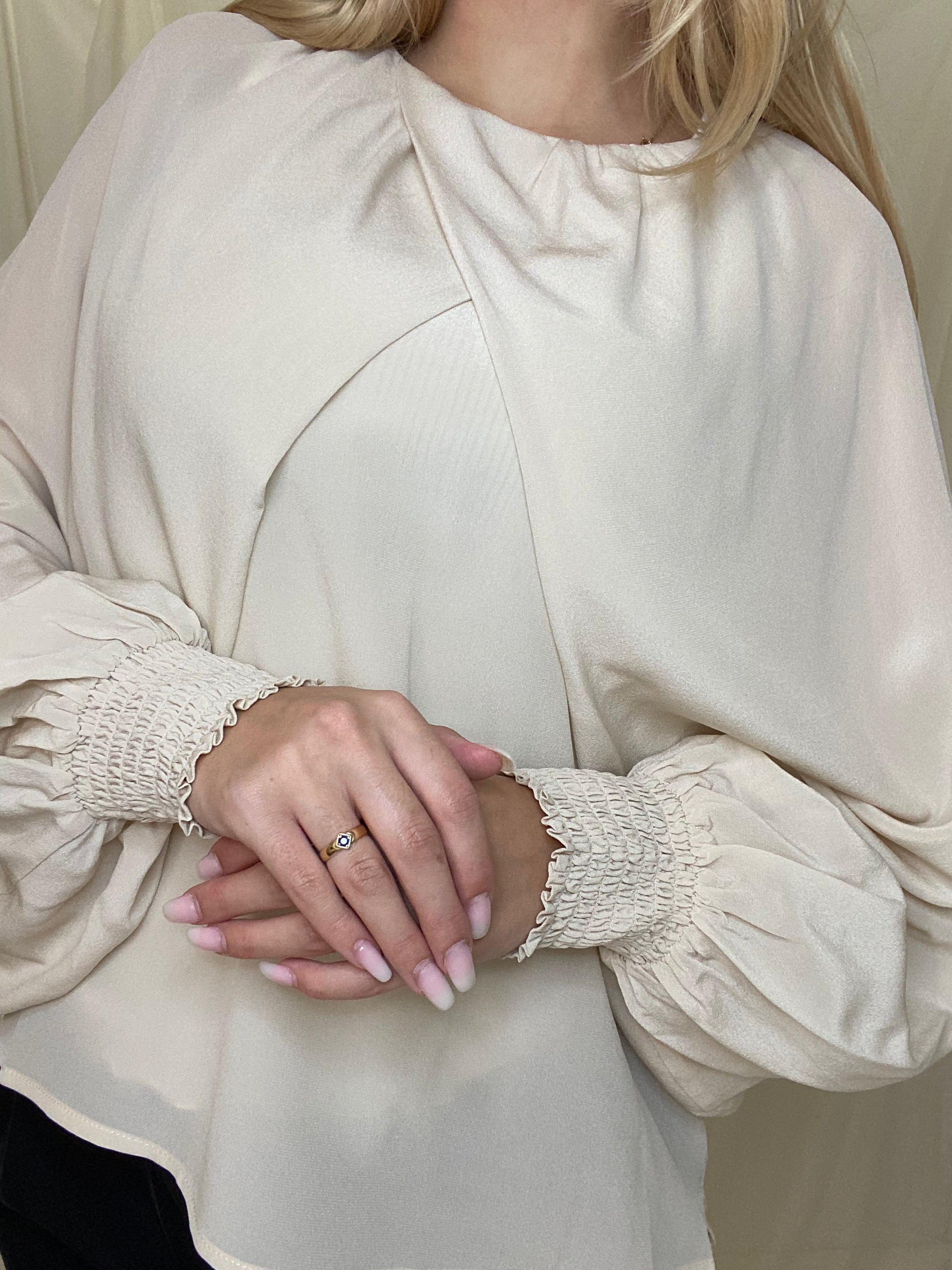 Vikkama Blouse, Champagne