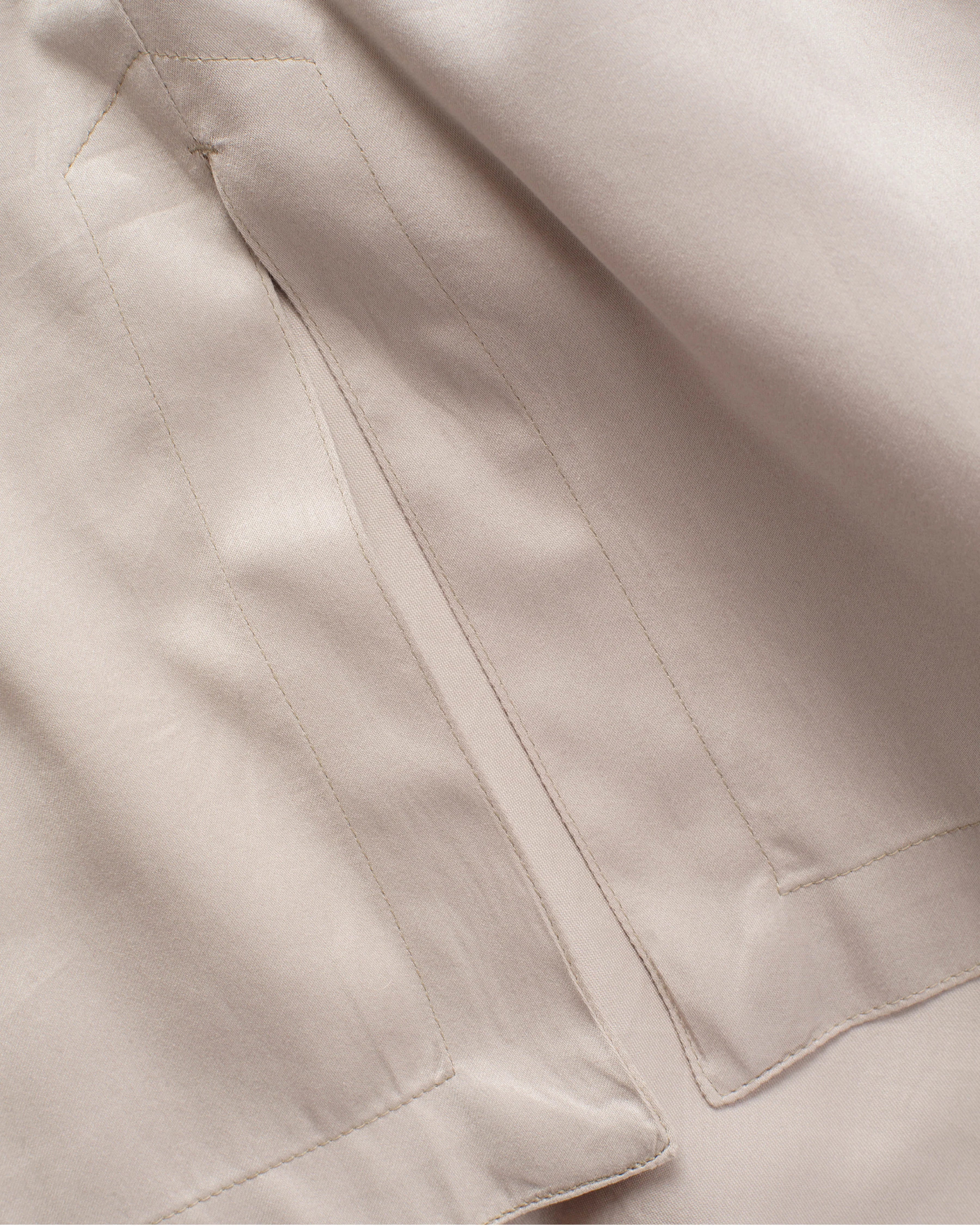 Anna Natskjorte, Lys Beige/grå