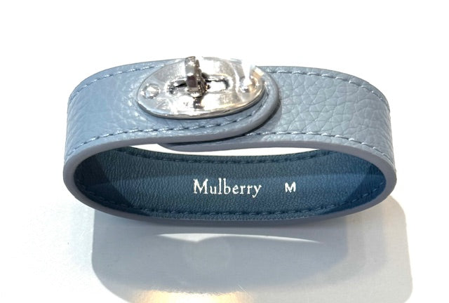 Bayswater Leather Bracelet, Light Blue