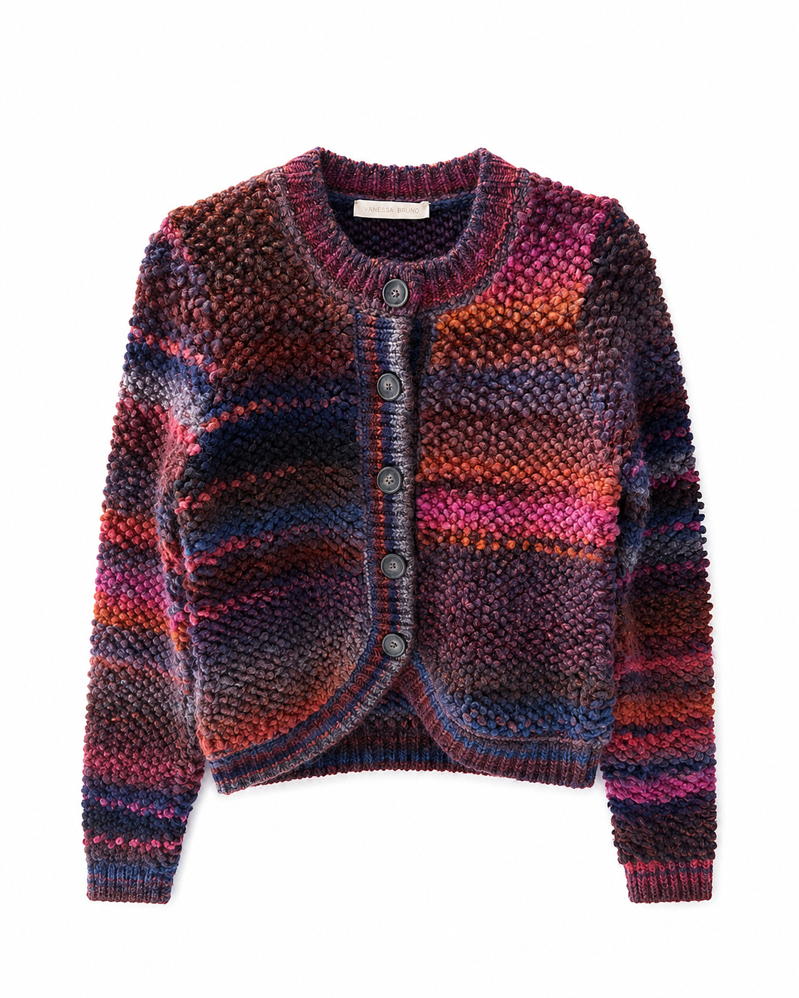 Drissa Cardigan, Multi/Orange