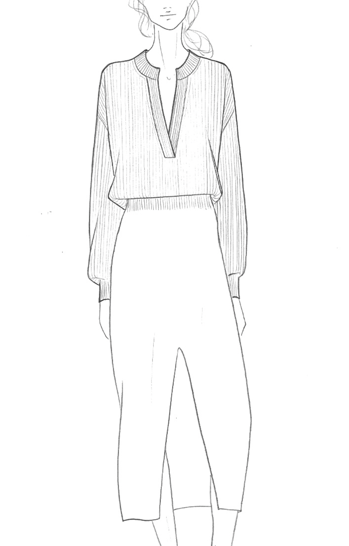 Eliette Knitted Dress, Anthracite