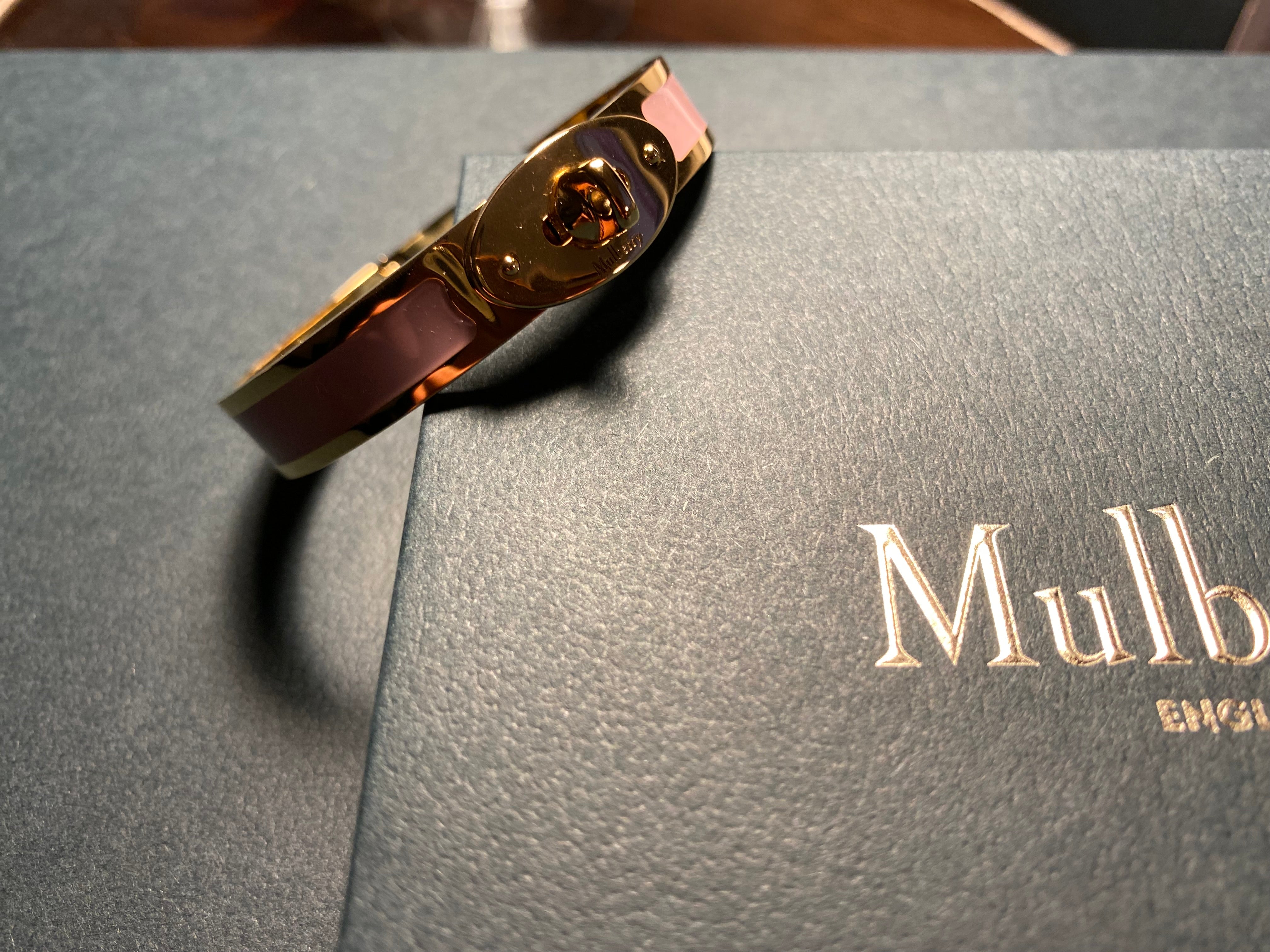 Bayswater emalj armband, pulver ros