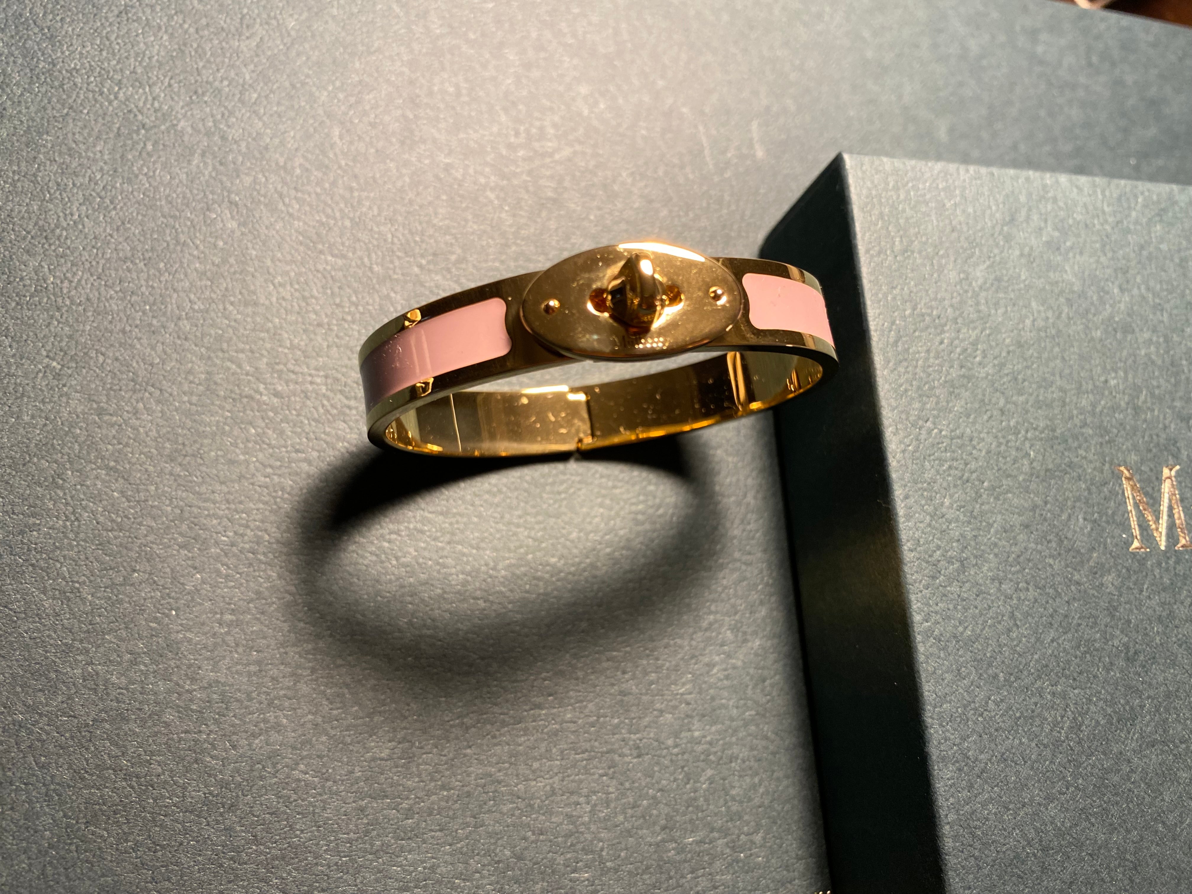 Bayswater emalj armband, pulver ros