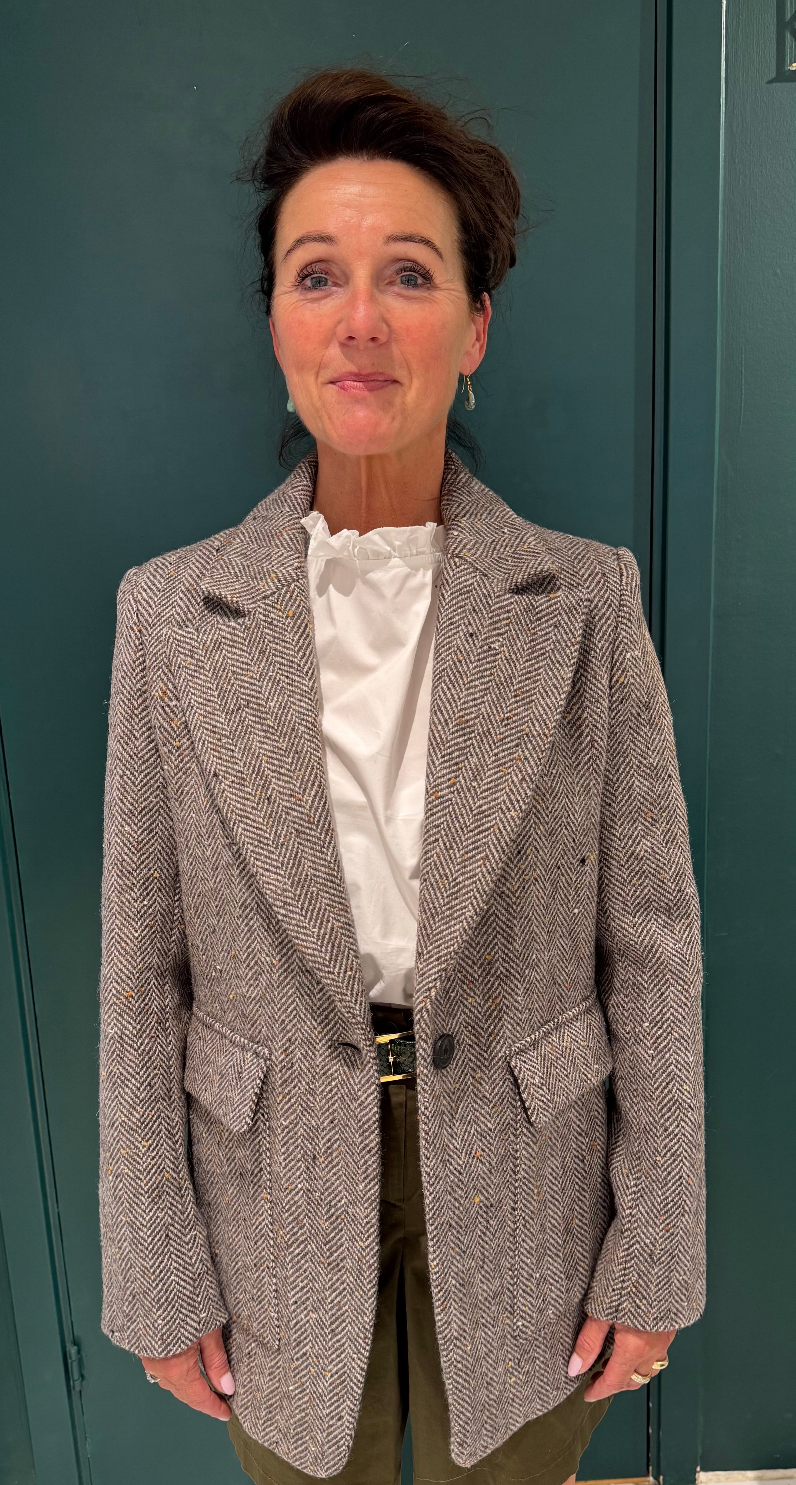 Floea Blazer Marron Chine