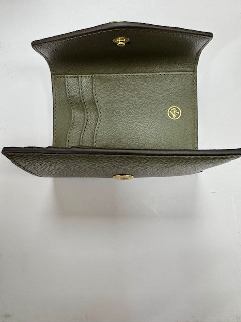 Vikt plånbok med flera kort, enbärsgrön