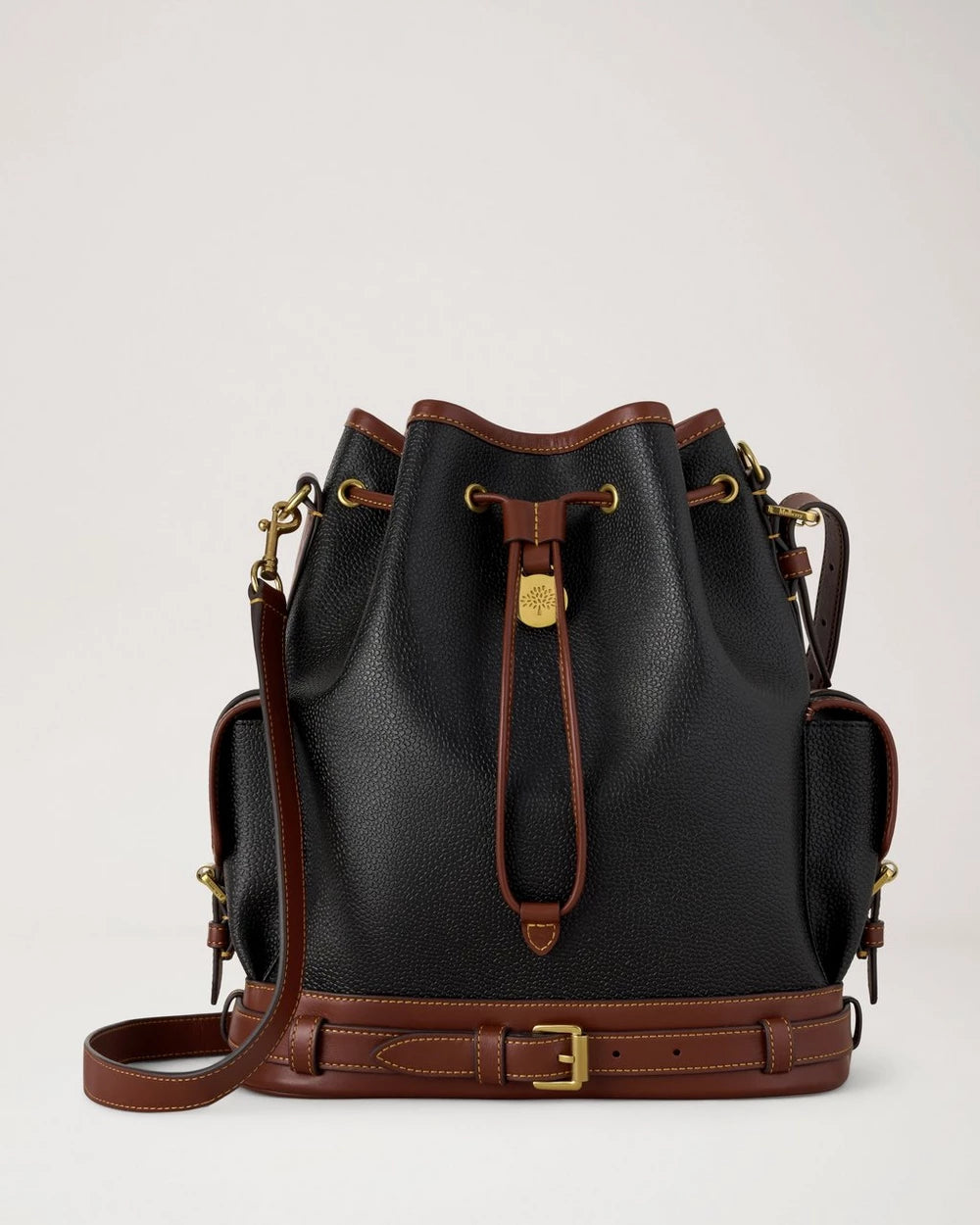 Scotchgrain Bucket, Black Cognac