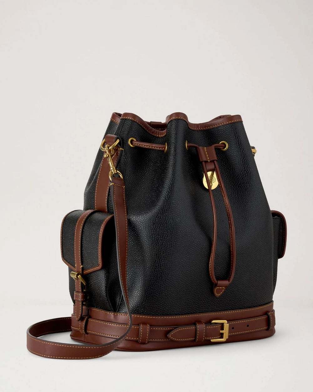 Scotchgrain Bucket, Black Cognac