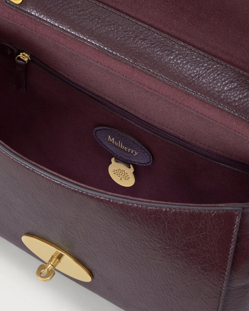 Mellanlilja, Oxblood Högglans Läder