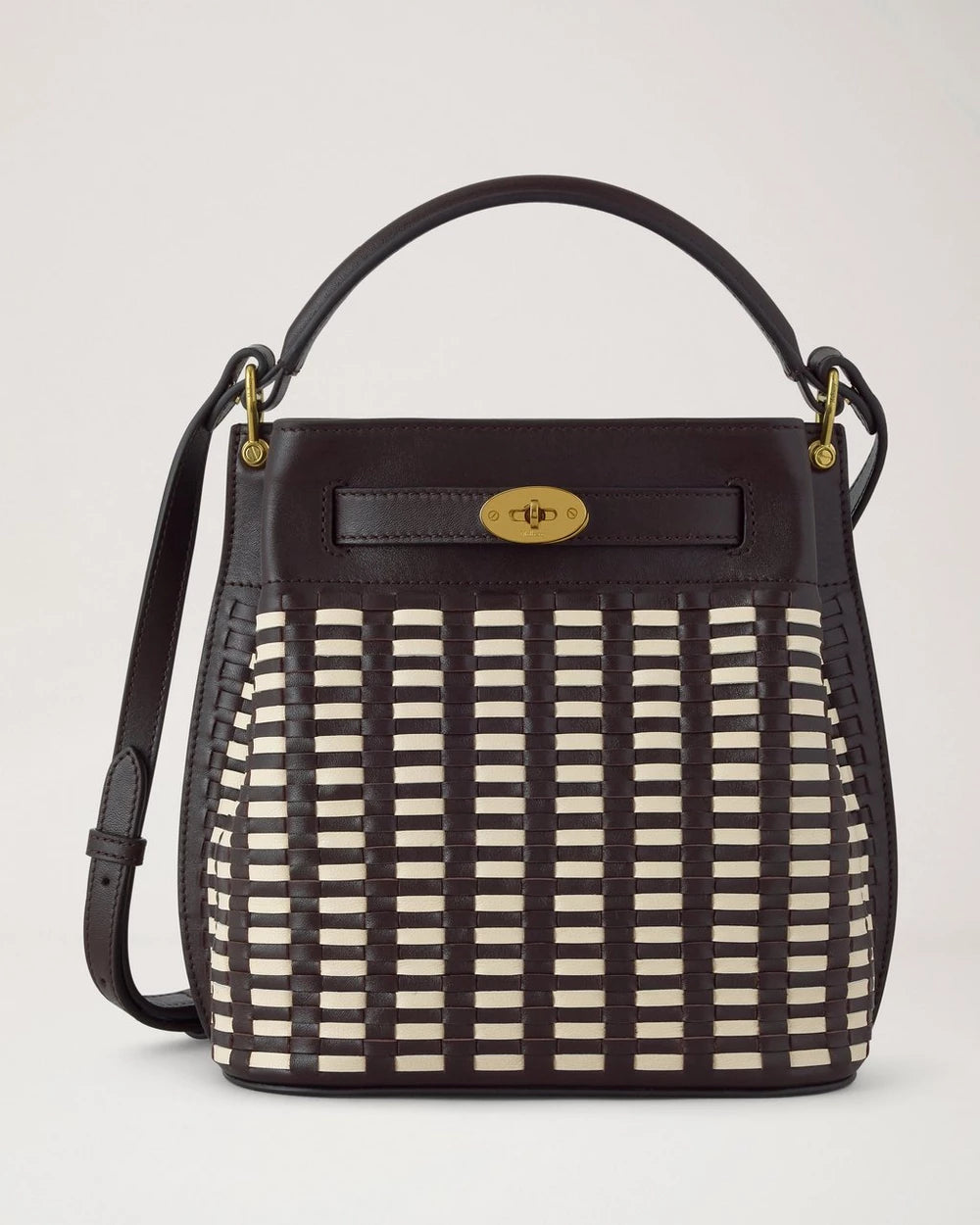 Islington Bucket, Ebony - Eggshell