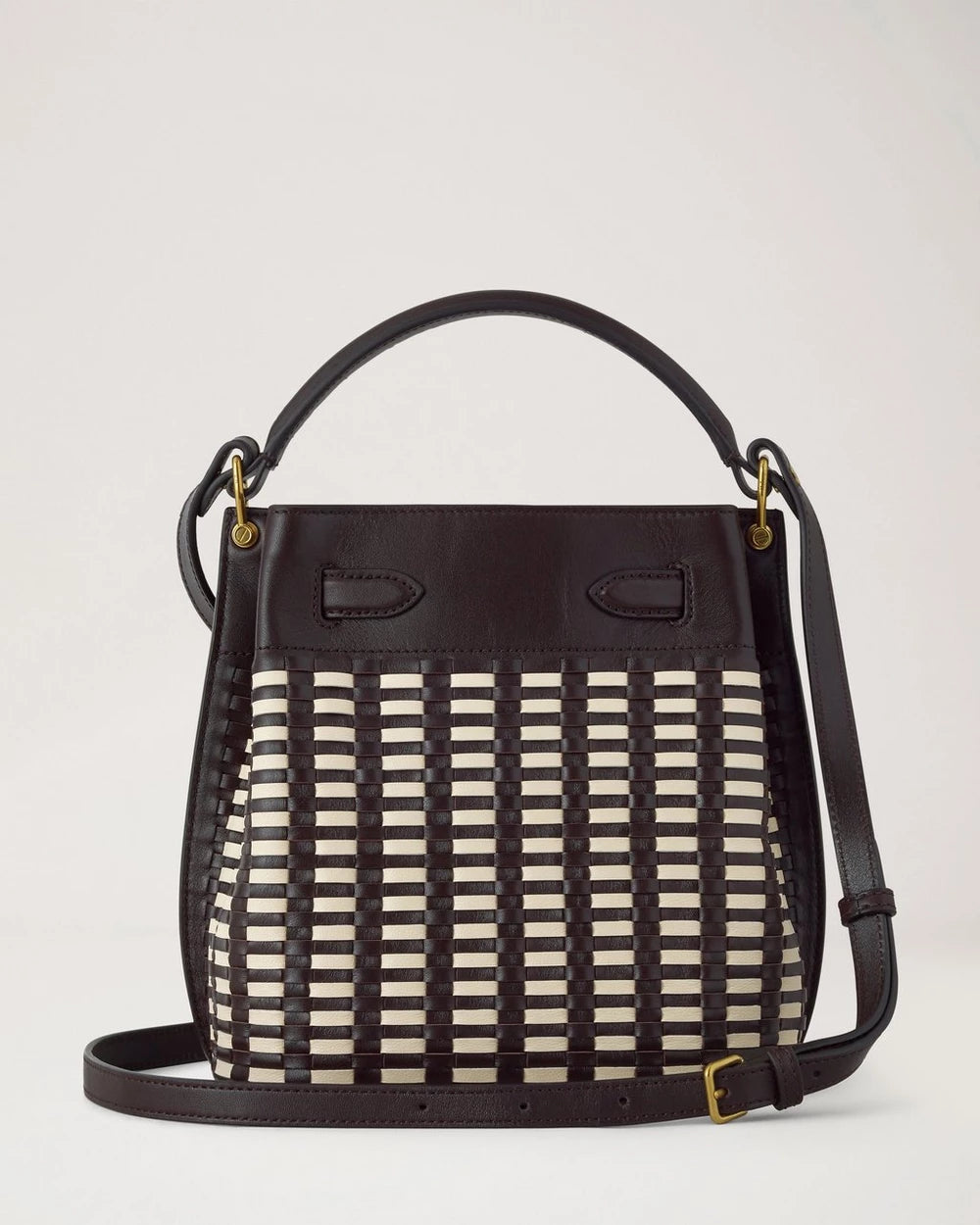 Islington Bucket, Ebony - Eggshell