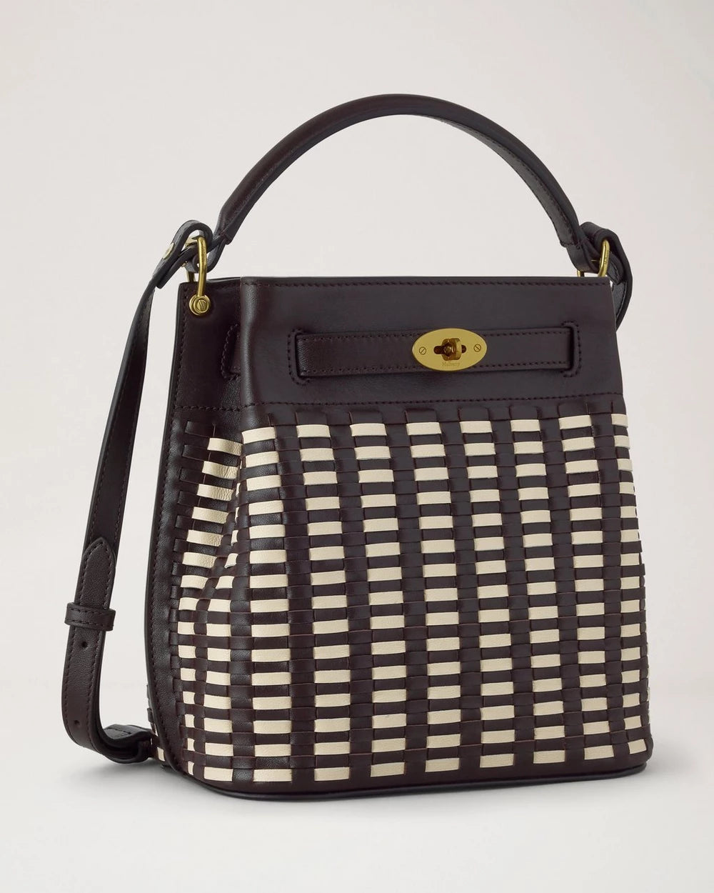 Islington Bucket, Ebony - Eggshell