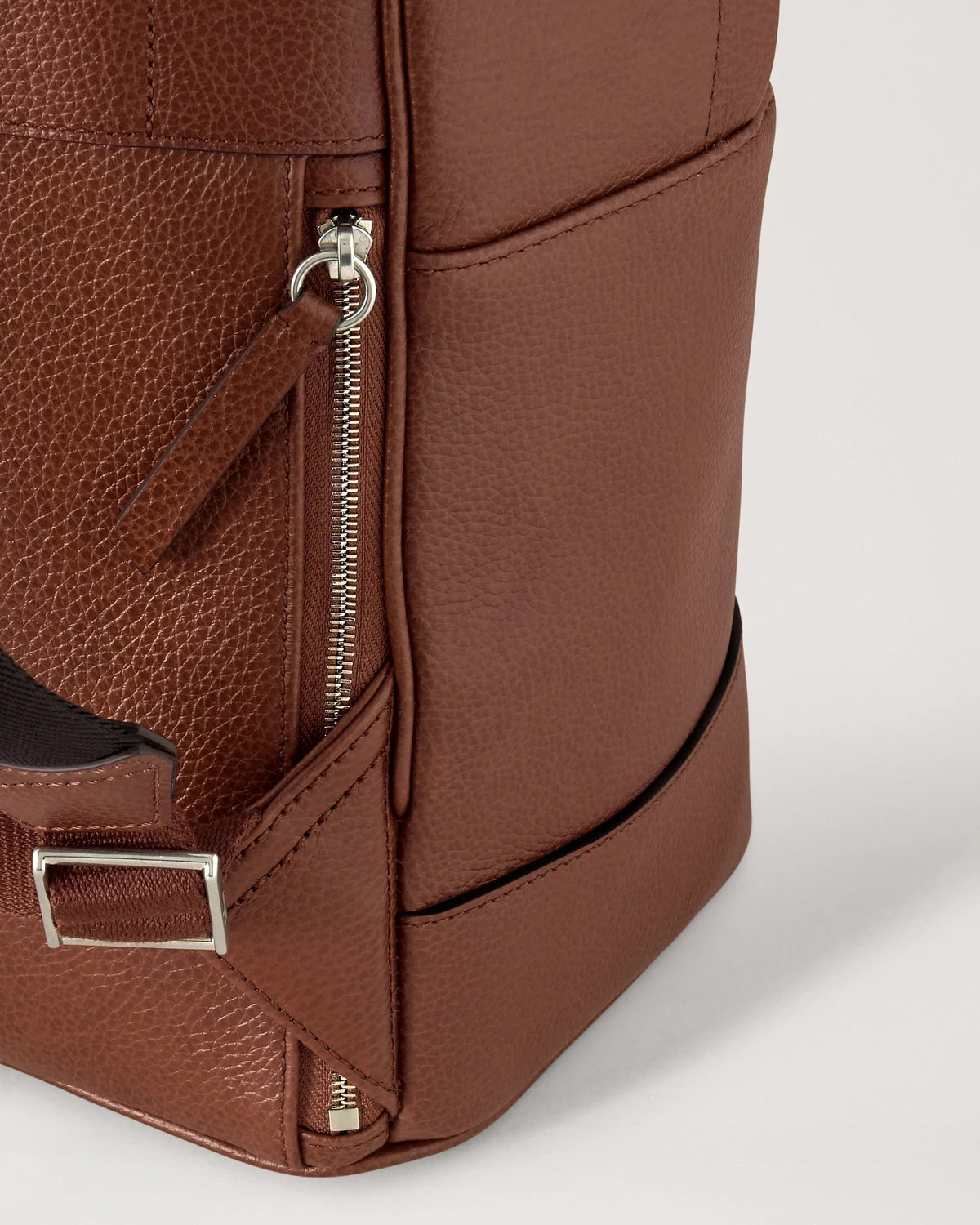 Heritage-Rucksack mit Reißverschluss, zweifarbig in Eiche