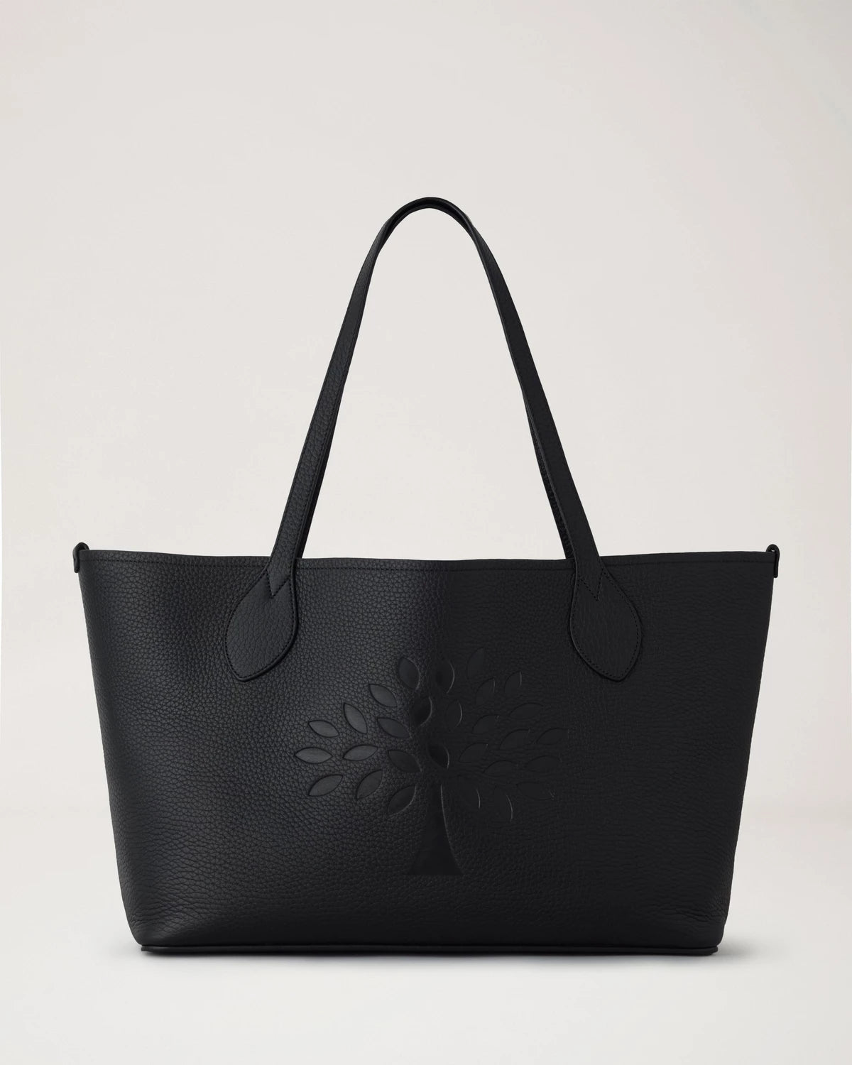 Tree Tote, Black Heavy Grain