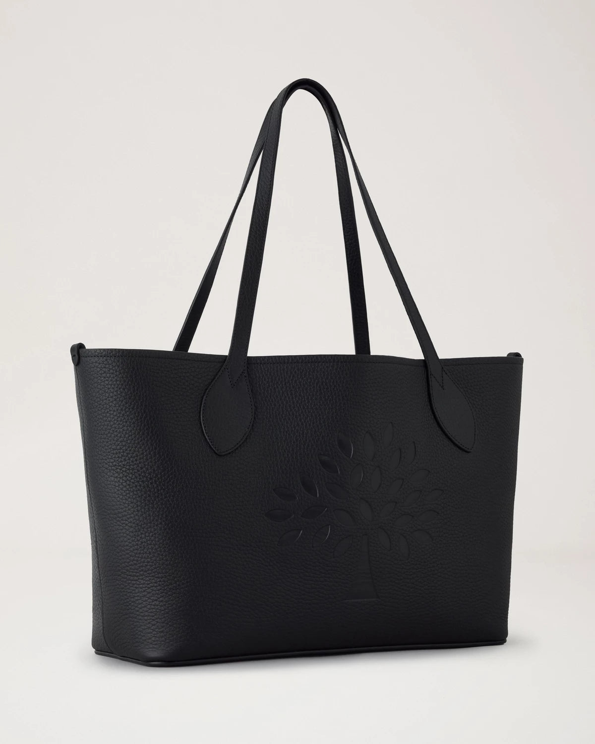 Tree Tote, Black Heavy Grain