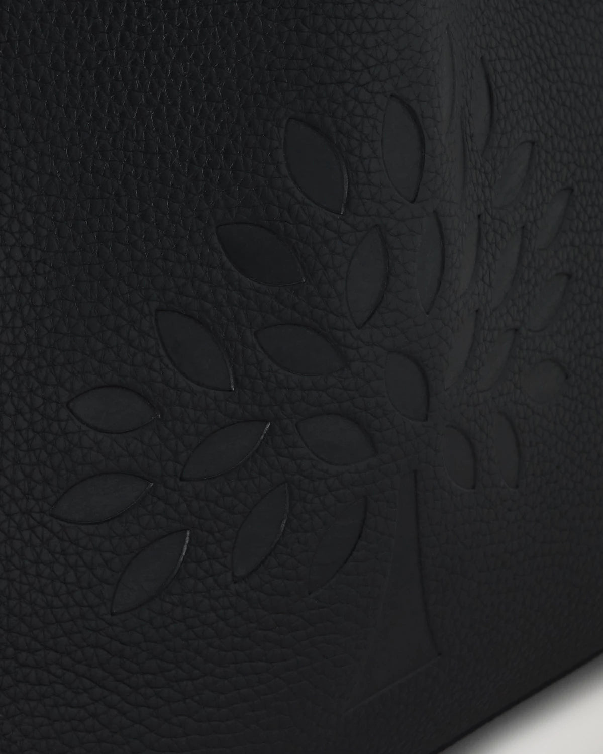 Tree Tote, Black Heavy Grain