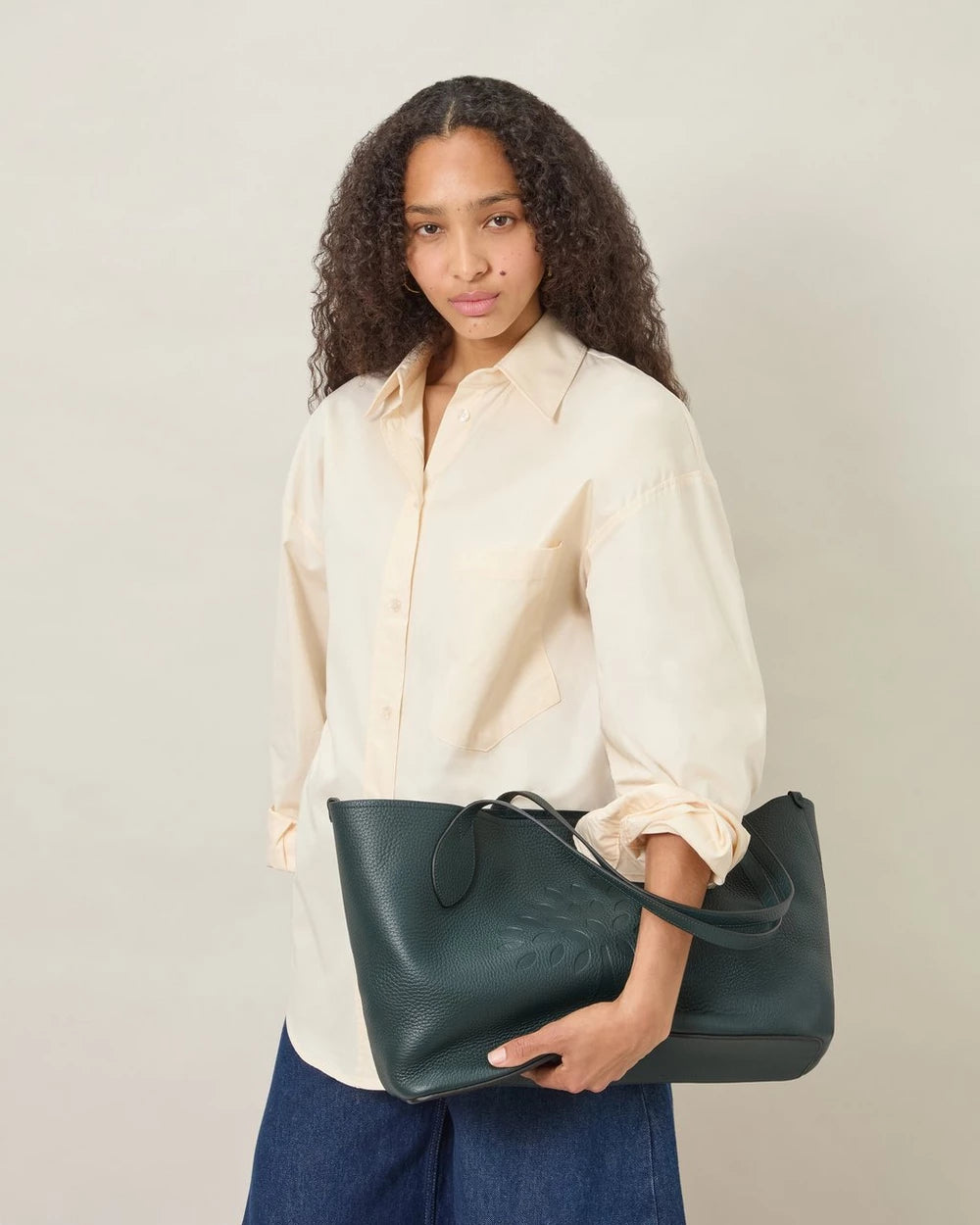 Tree Tote, Mulberry Green