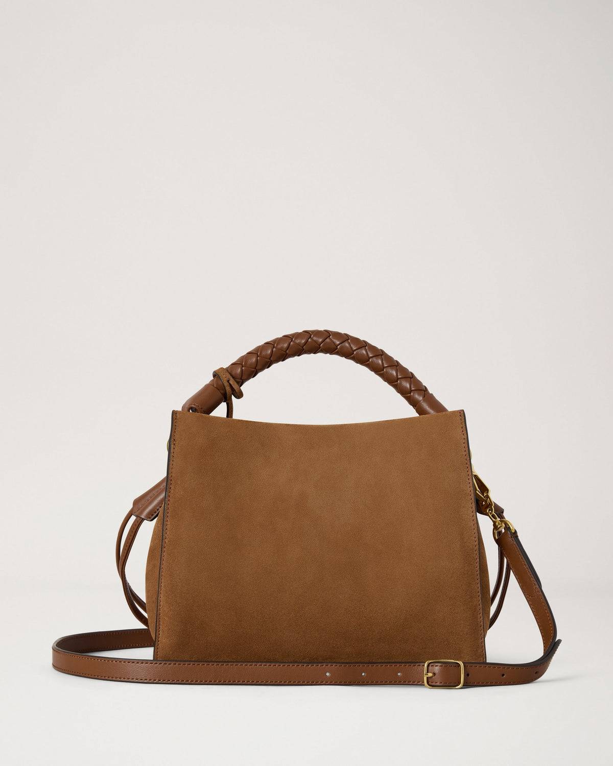 Kleine Iris aus Wildleder, Vintage-Eiche