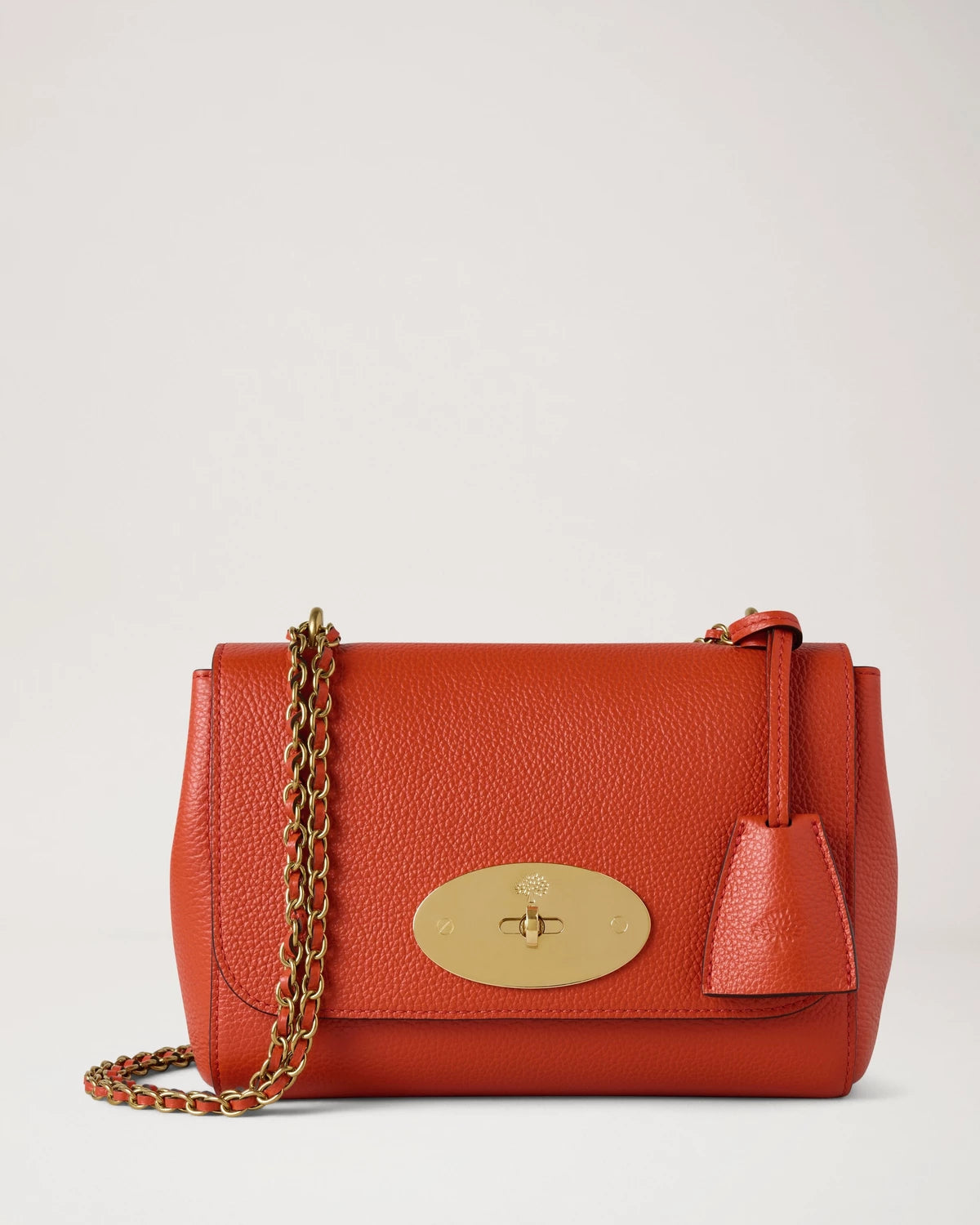 Lily Handbag, Coral Orange